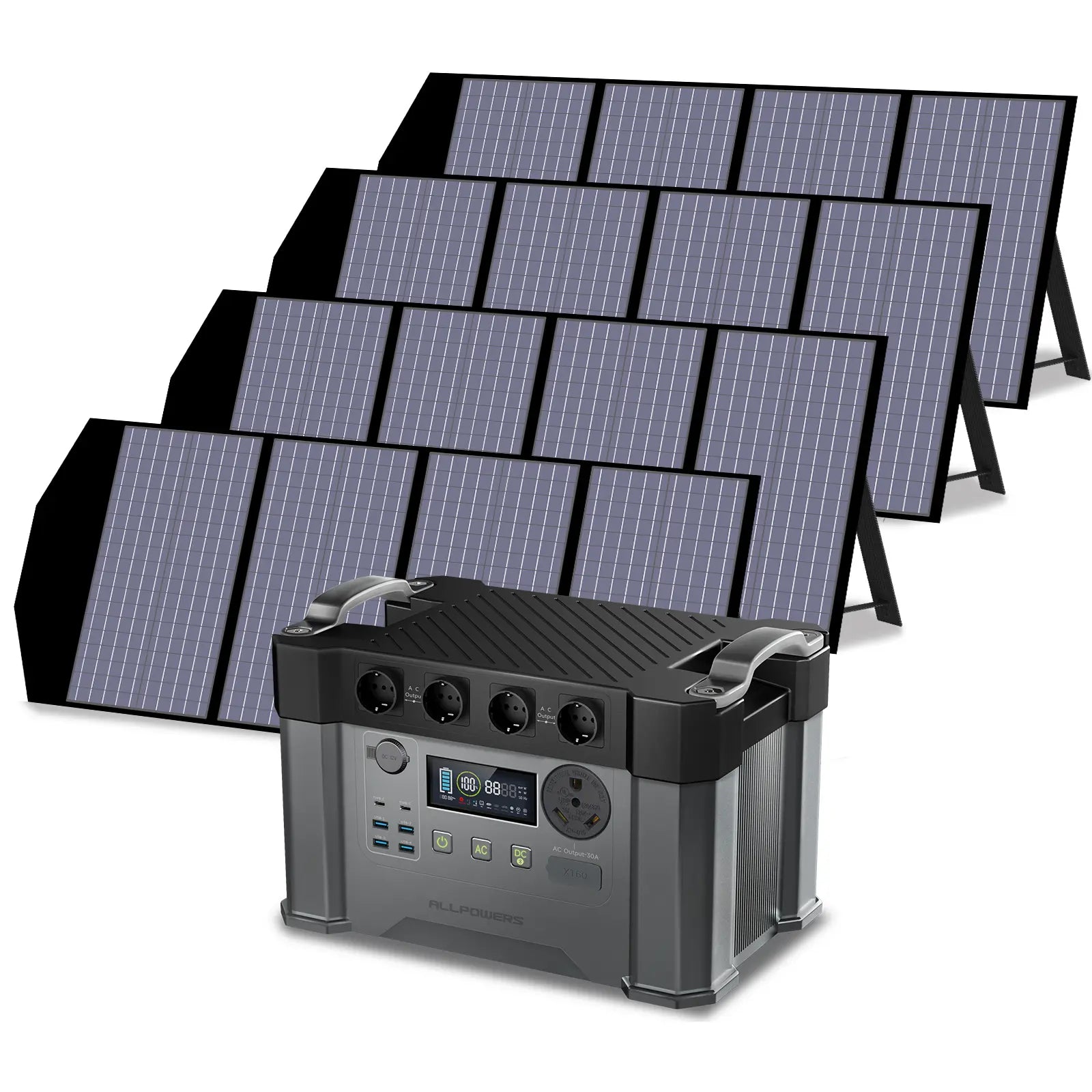 ALLPOWERS Solar Generator Kit 2400W (S2000 Pro + SP029 140W Solar Panel)