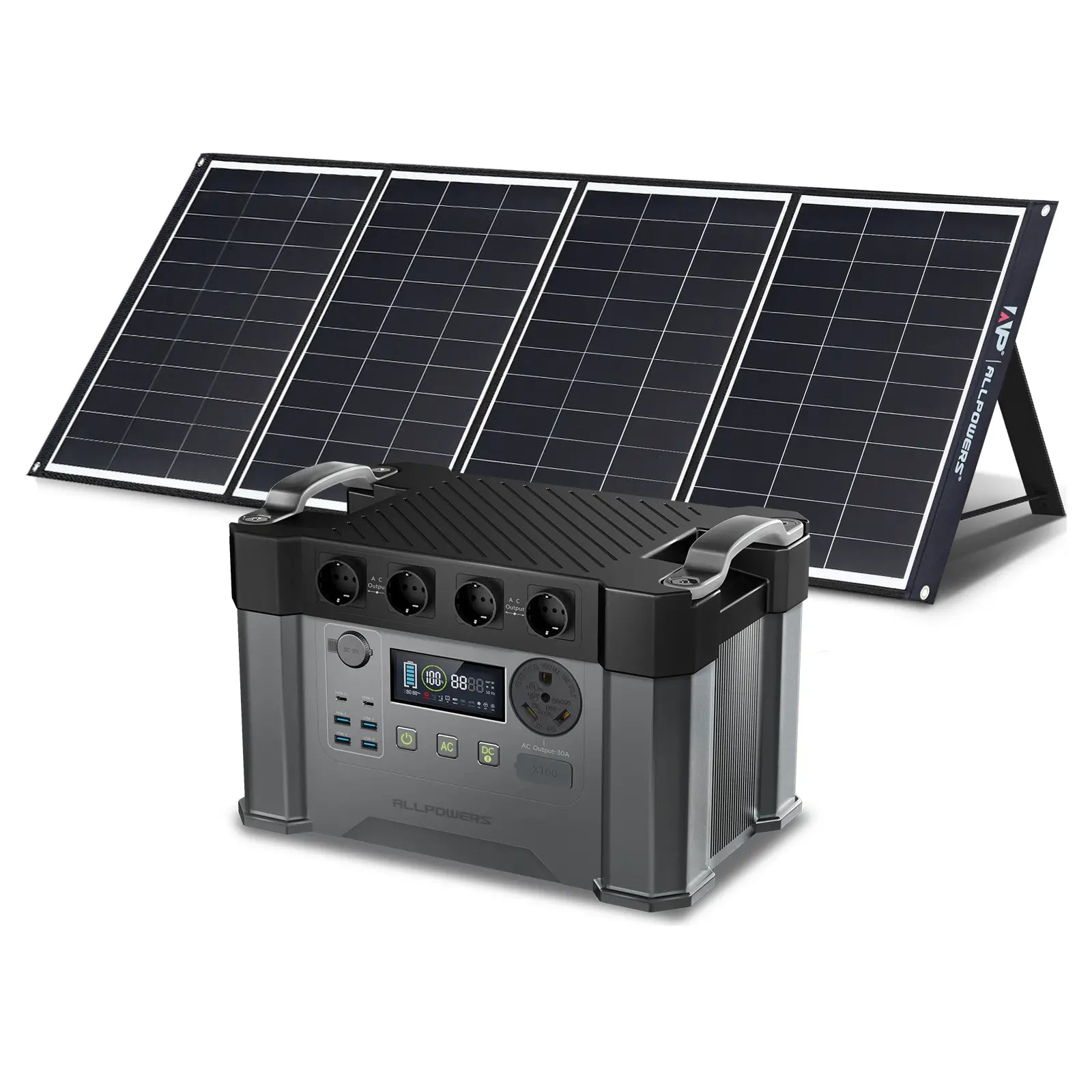 ALLPOWERS Solar Generator Kit 2400W (S2000 Pro + SP035 200W Solar Panel)