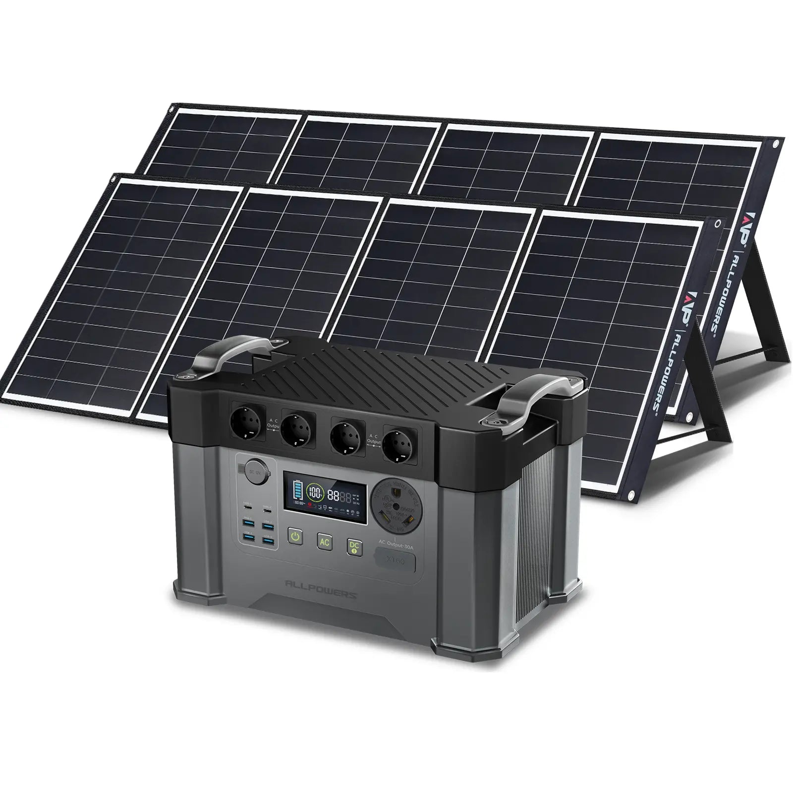 ALLPOWERS Solar Generator Kit 2400W (S2000 Pro + SP035 200W Solar Panel)