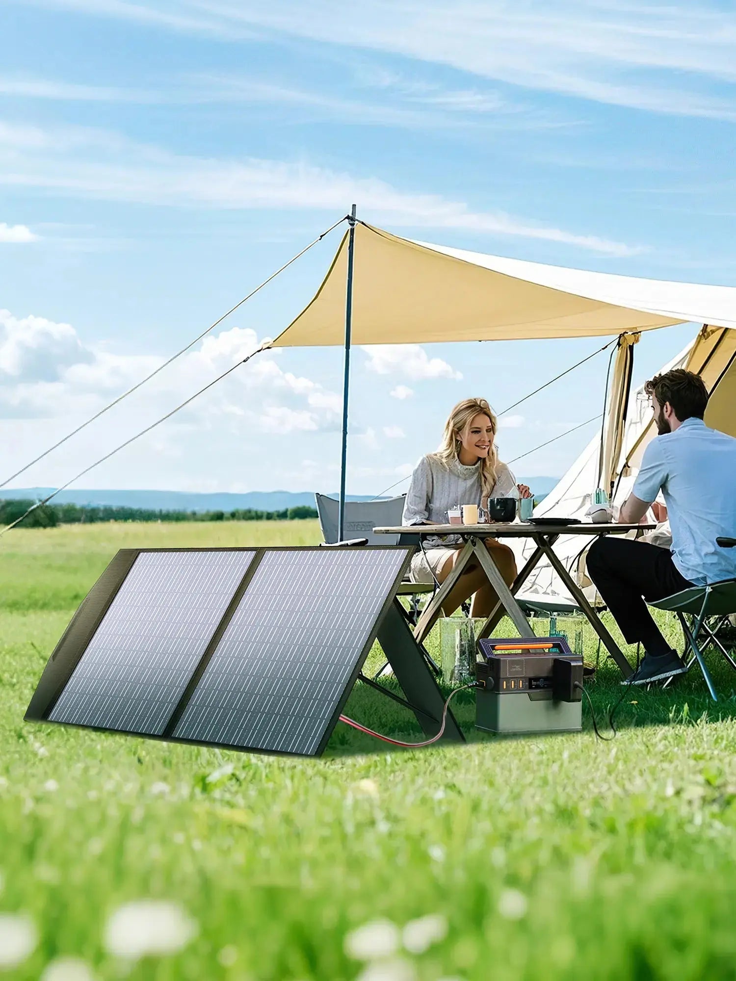 ALLPOWER Solar Generator Kit 1600W (R1500 LITE + SP027 100W Solar Panel) - ALLPOWERS EU