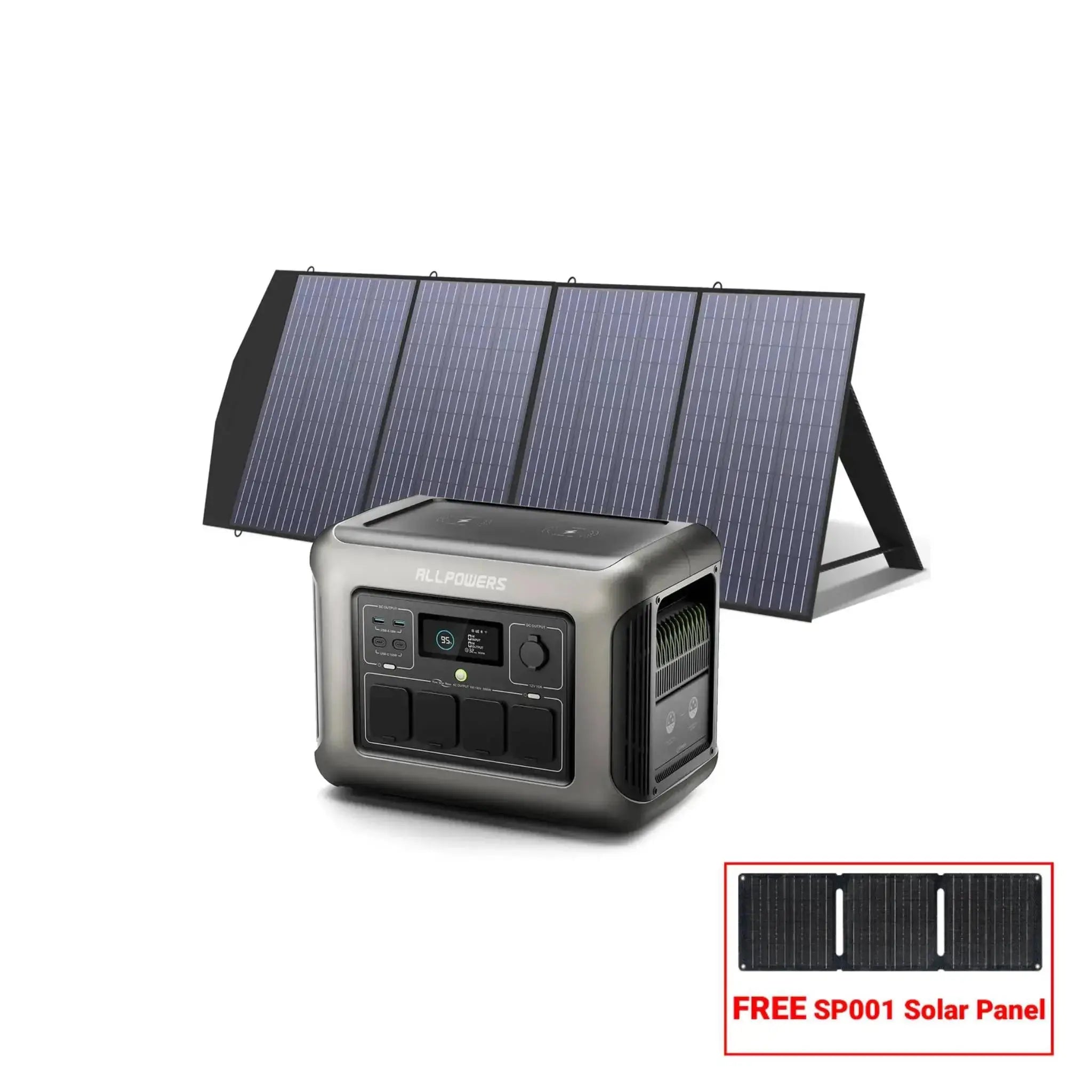ALLPOWERS R1500 Portable Power Station 1800W 1152Wh LiFeP04 Battery ALLPOWERS