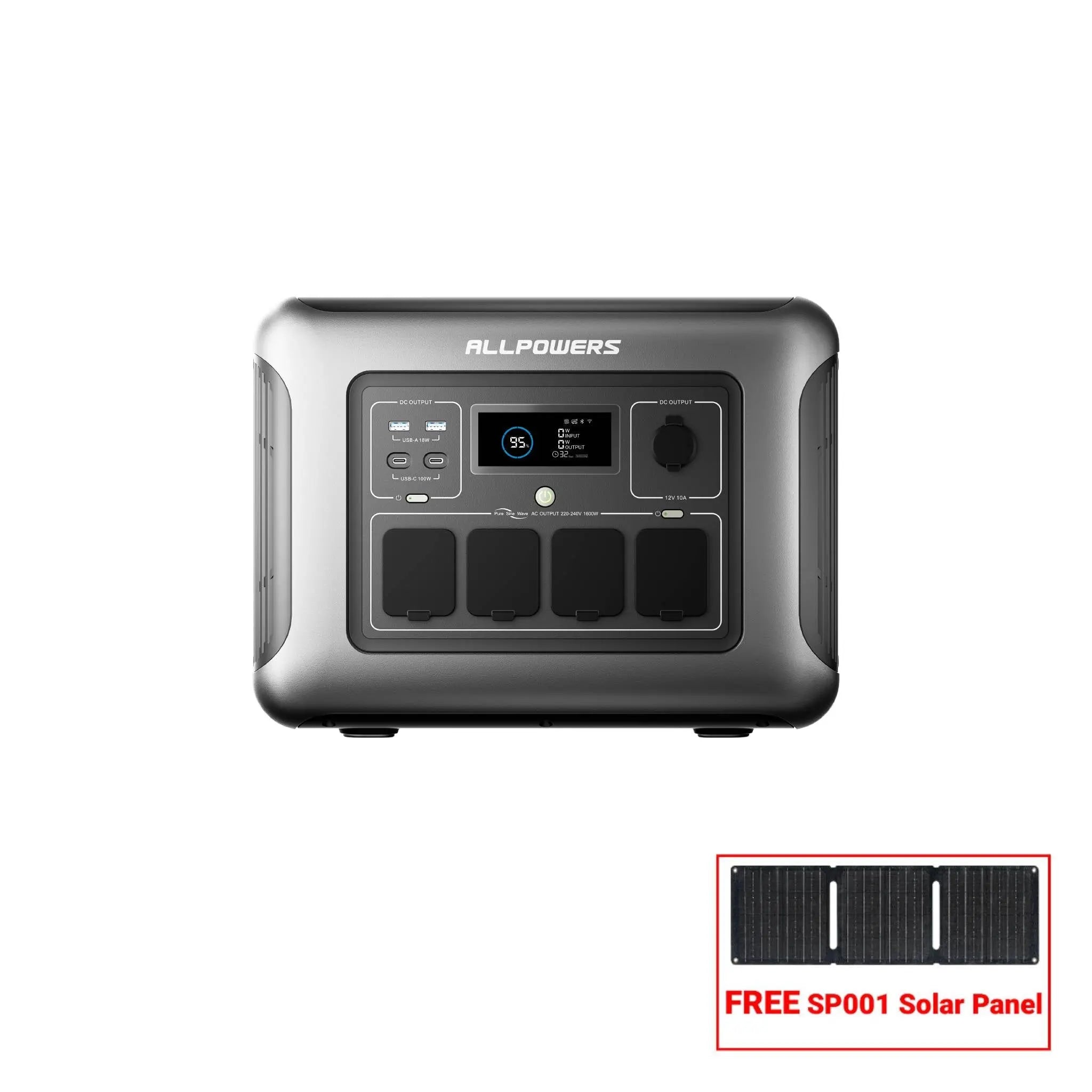 ALLPOWERS R1500 LITE Portable Power Station 1600W 1056Wh ALLPOWERS