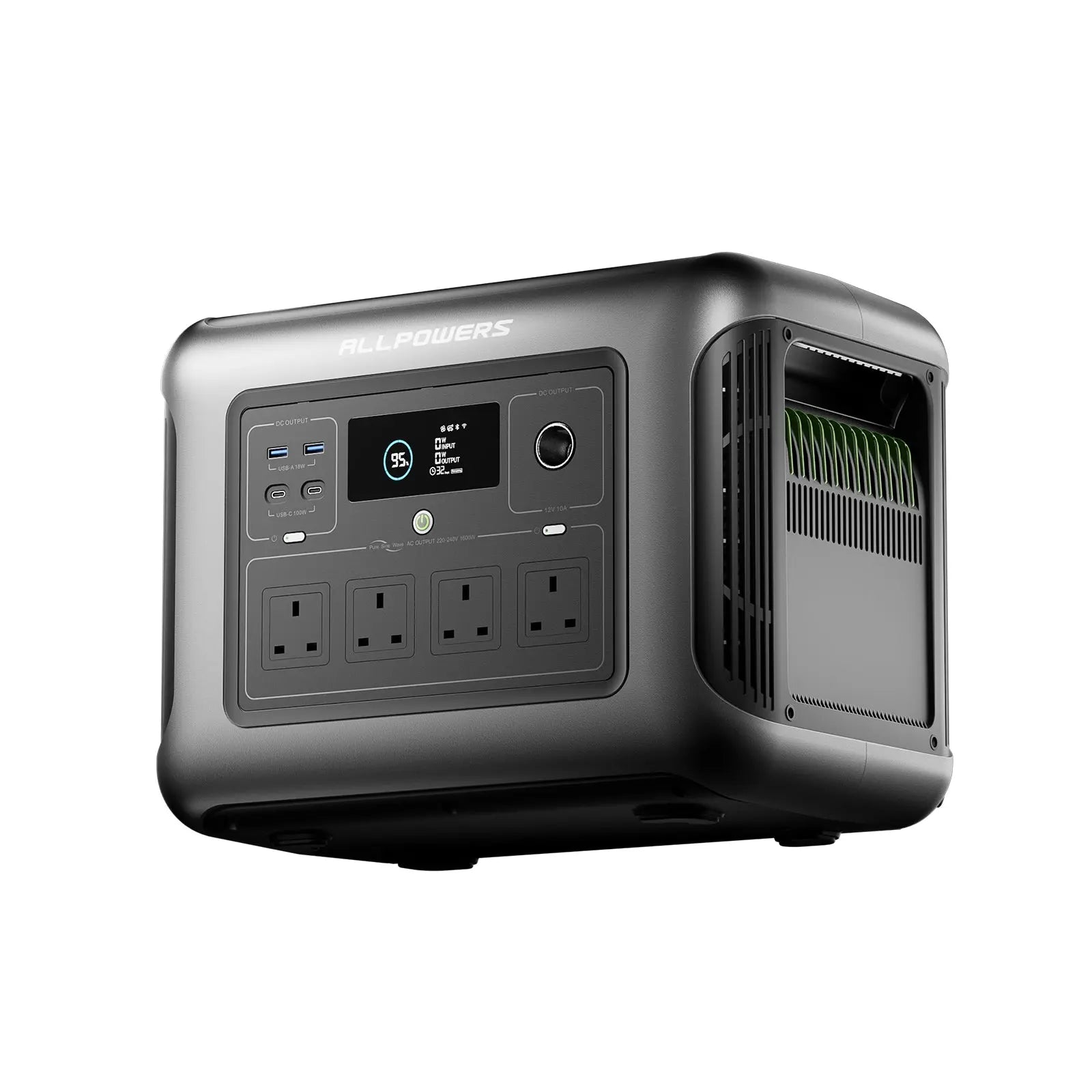ALLPOWERS R1500 LITE Portable Power Station 1600W 1056Wh | UK Plug ALLPOWERS