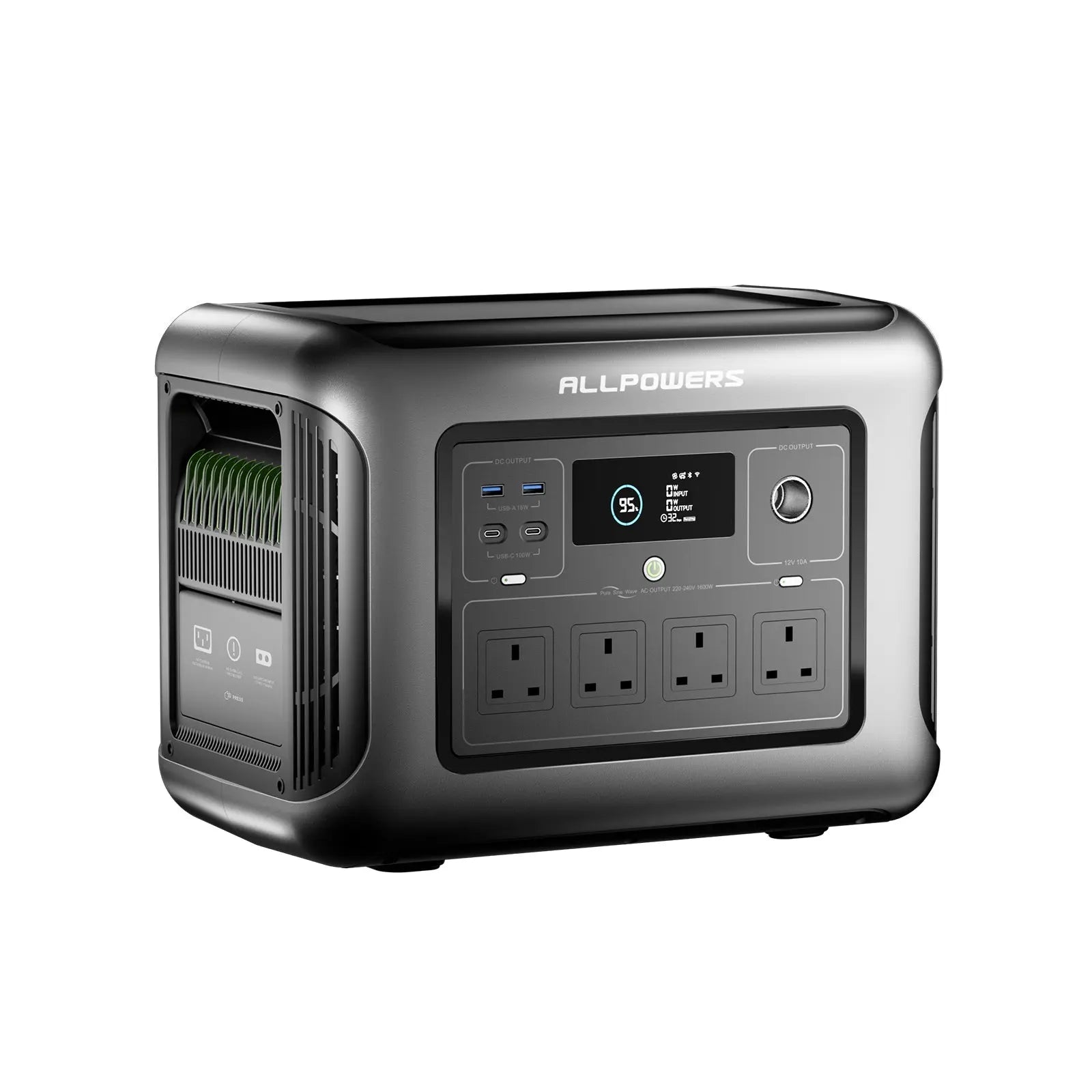 ALLPOWERS R1500 LITE Portable Power Station 1600W 1056Wh | UK Plug ALLPOWERS