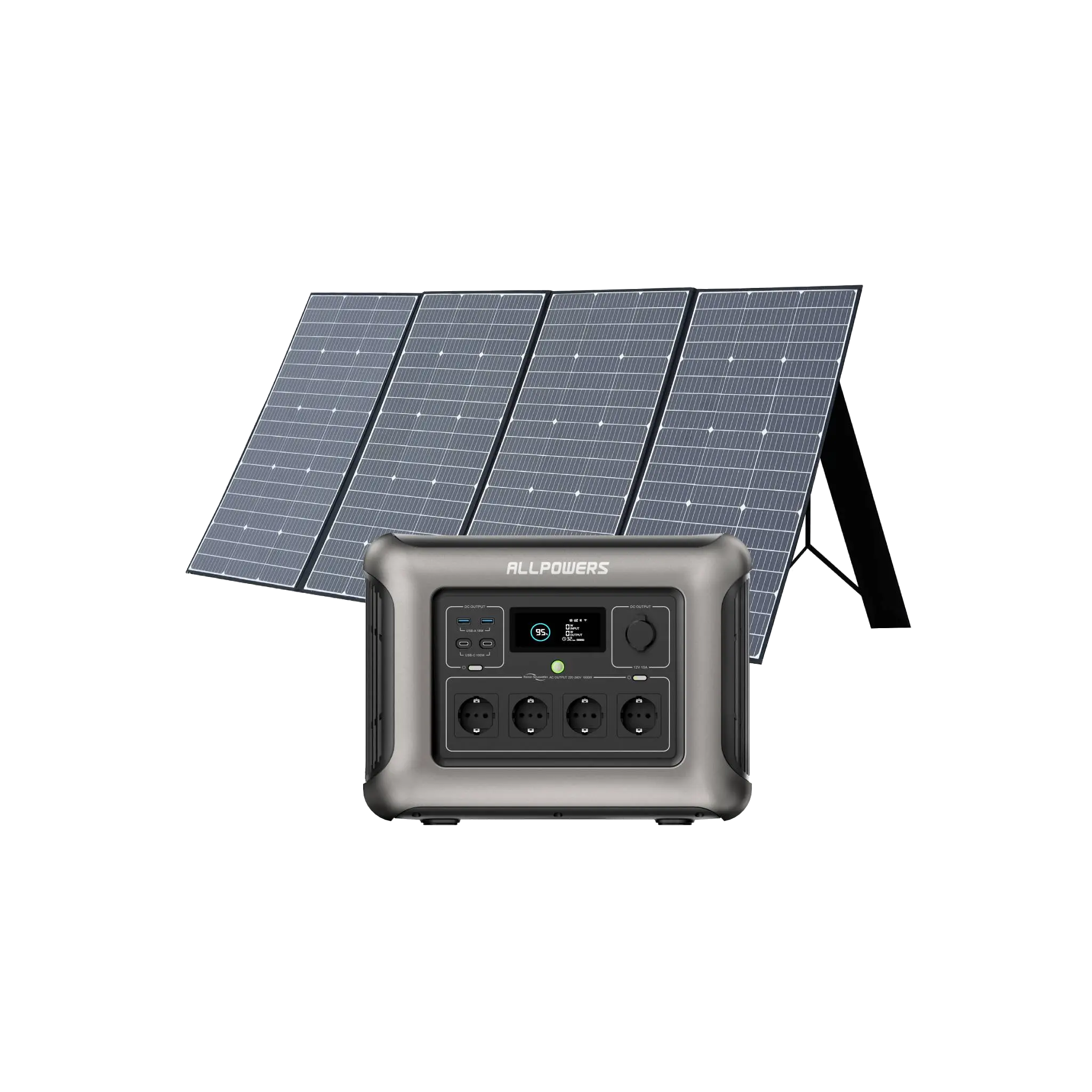 ALLPOWERS R1500 Portable Power Station 1800W 1152Wh LiFeP04 Battery ALLPOWERS