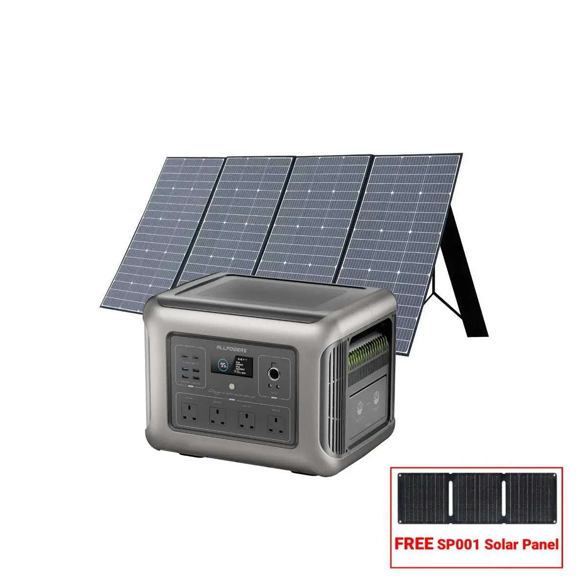 ALLPOWERS R2500 V2 Portable Power Station 2500W 1920Wh LiFeP04 Battery | UK Plug ALLPOWERS