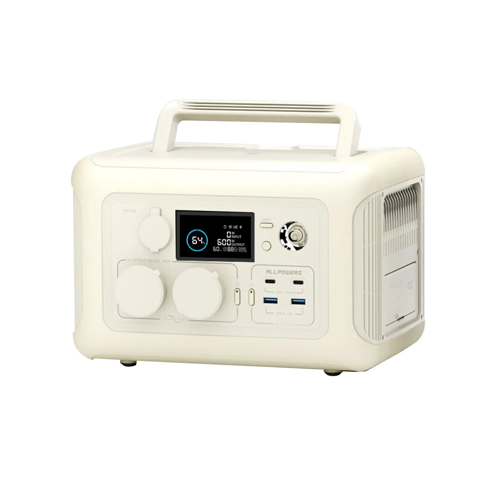 ALLPOWERS R600 Portable Power Station 600W 299Wh LiFeP04 Battery ALLPOWERS