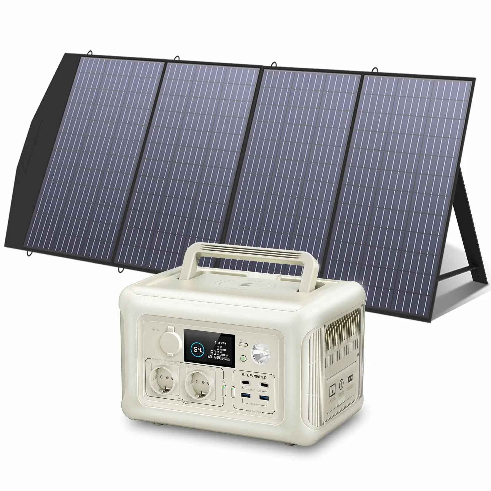ALLPOWERS R600 Portable Power Station 600W 299Wh LiFeP04 Battery ALLPOWERS