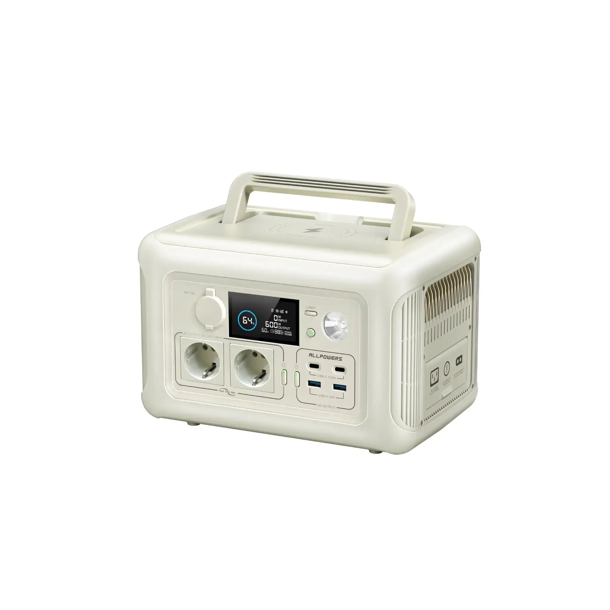 ALLPOWERS R600 Portable Power Station 600W 299Wh LiFeP04 Battery ALLPOWERS