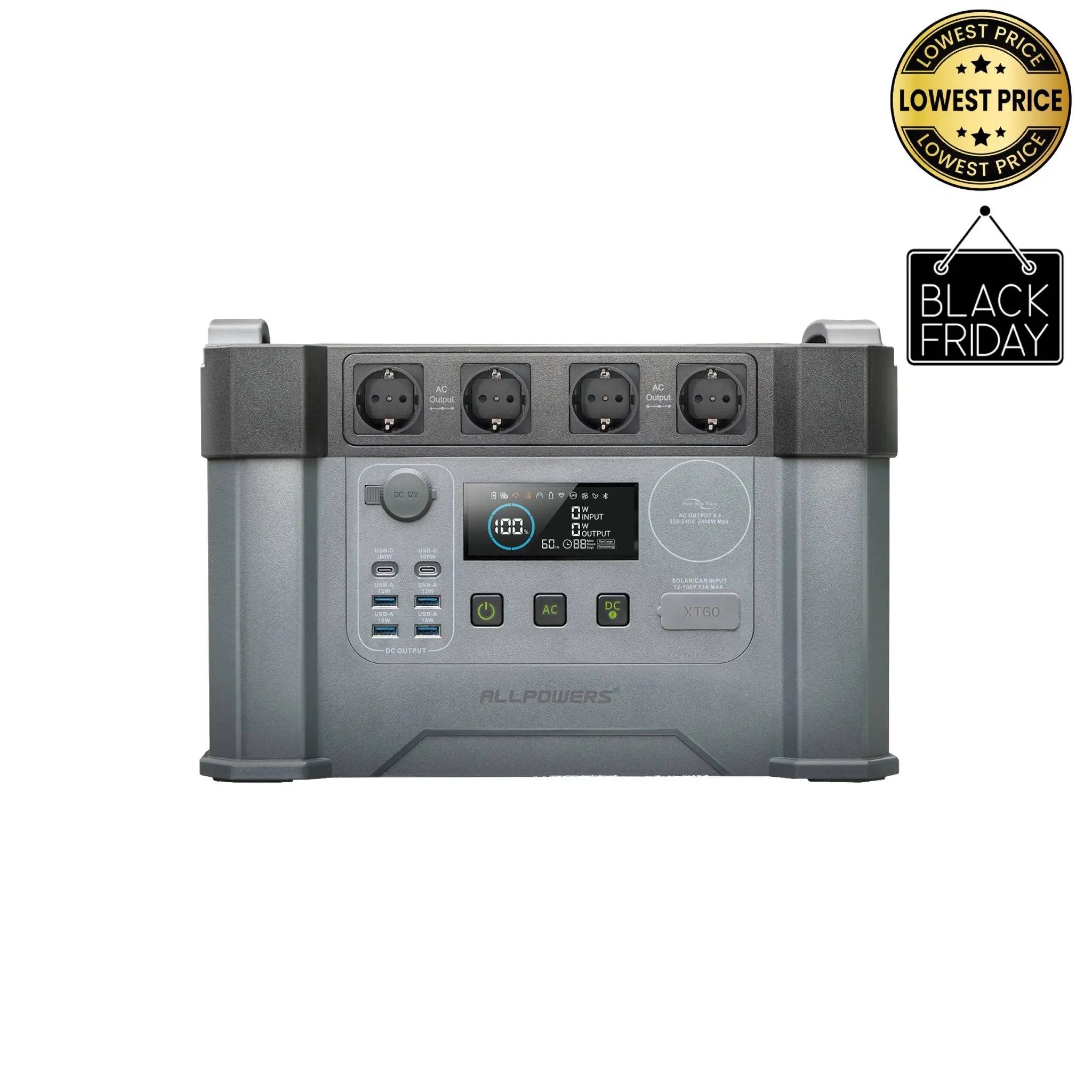 ALLPOWERS S2000 Pro Portable Power Station 2400W 1451Wh ALLPOWERS