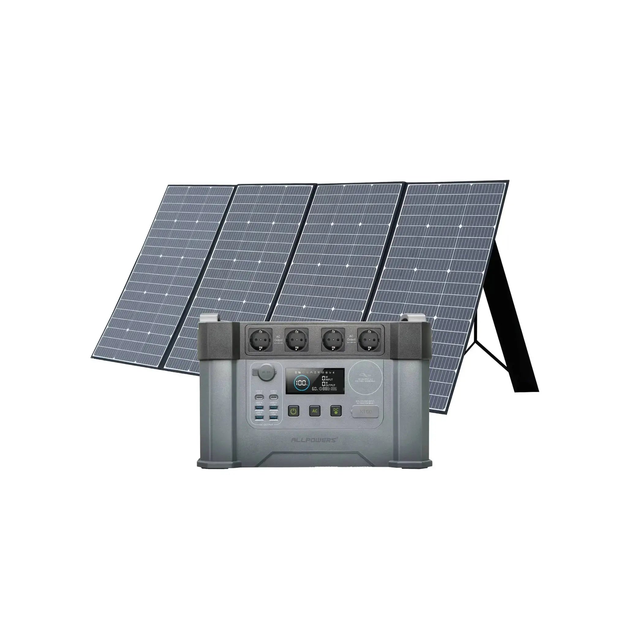 ALLPOWERS Solar Generator Kit 2400W (S2000 Pro + SP037 400W Solar Panel) ALLPOWERS