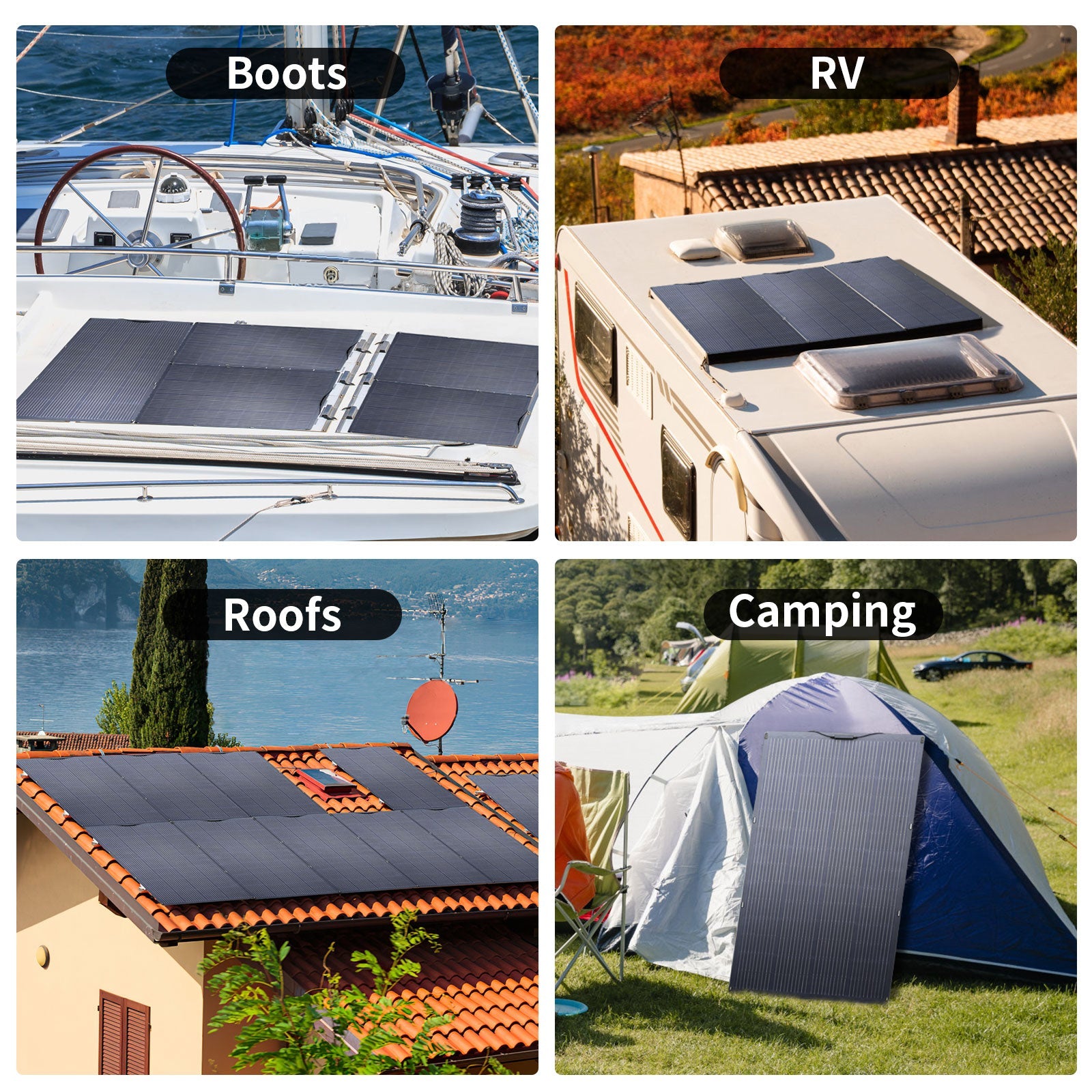 ALLPOWERS SF200 Flexible Solar Panel 200W ALLPOWERS