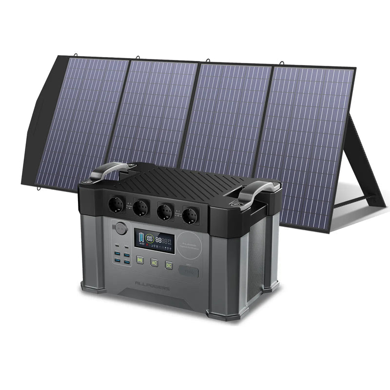 ALLPOWERS Solar Generator Kit 2400W (S2000 Pro + SP033 200W Solar Panel) ALLPOWERS