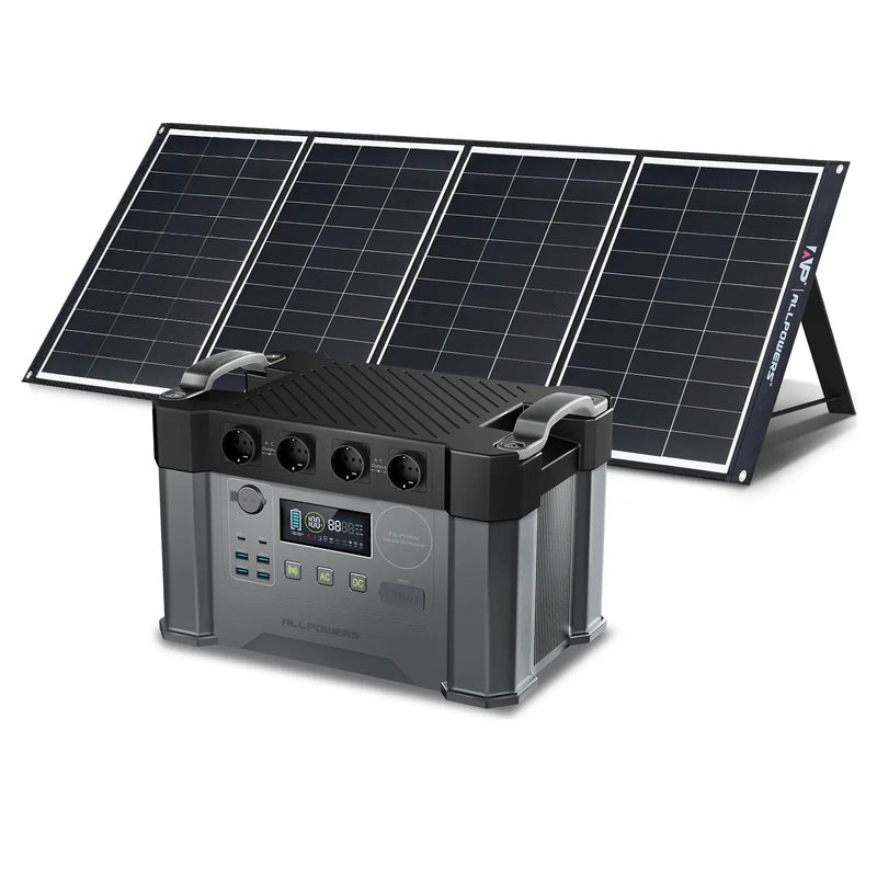 ALLPOWERS Solar Generator Kit 2400W (S2000 Pro + SP035 200W Solar Panel) ALLPOWERS