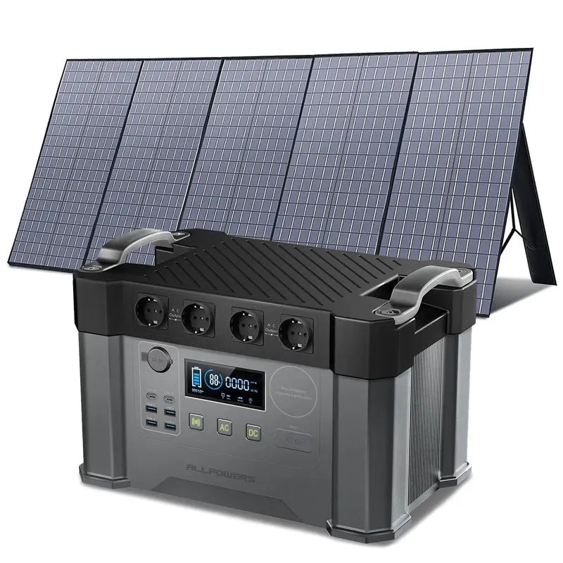 ALLPOWERS Solar Generator Kit 2400W (S2000 Pro + SP037 400W Solar Panel) - ALLPOWERS EU
