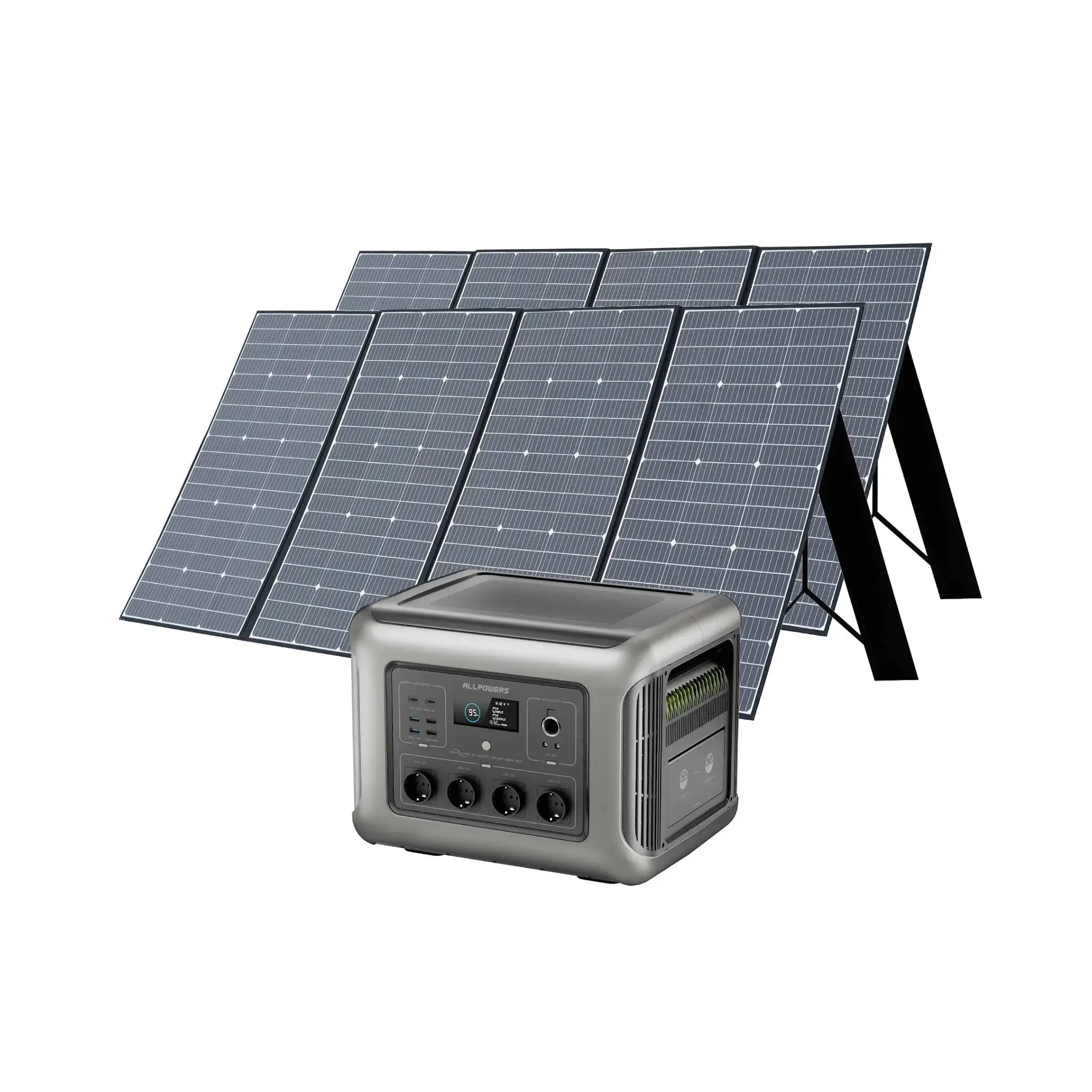 ALLPOWERS Solar Generator Kit 2500W (R2500 + SP037 400W Solar Panel) ALLPOWERS