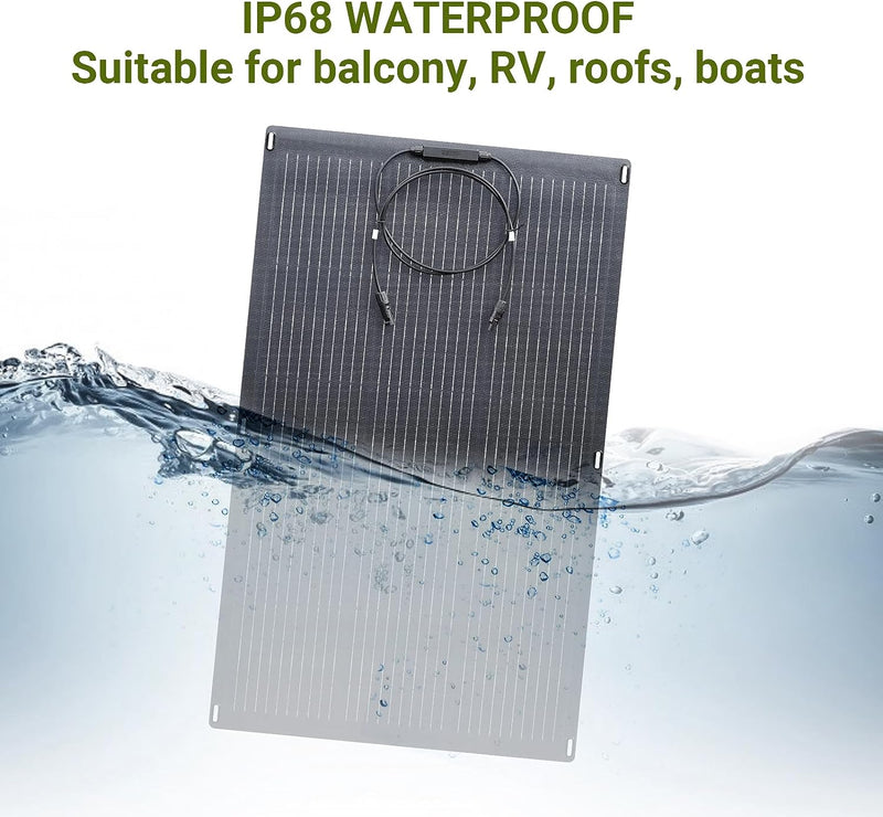 ALLPOWERS Solar Generator Kit 2500W (R2500 + SF200 200W Flexible Solar Panel) ALLPOWERS