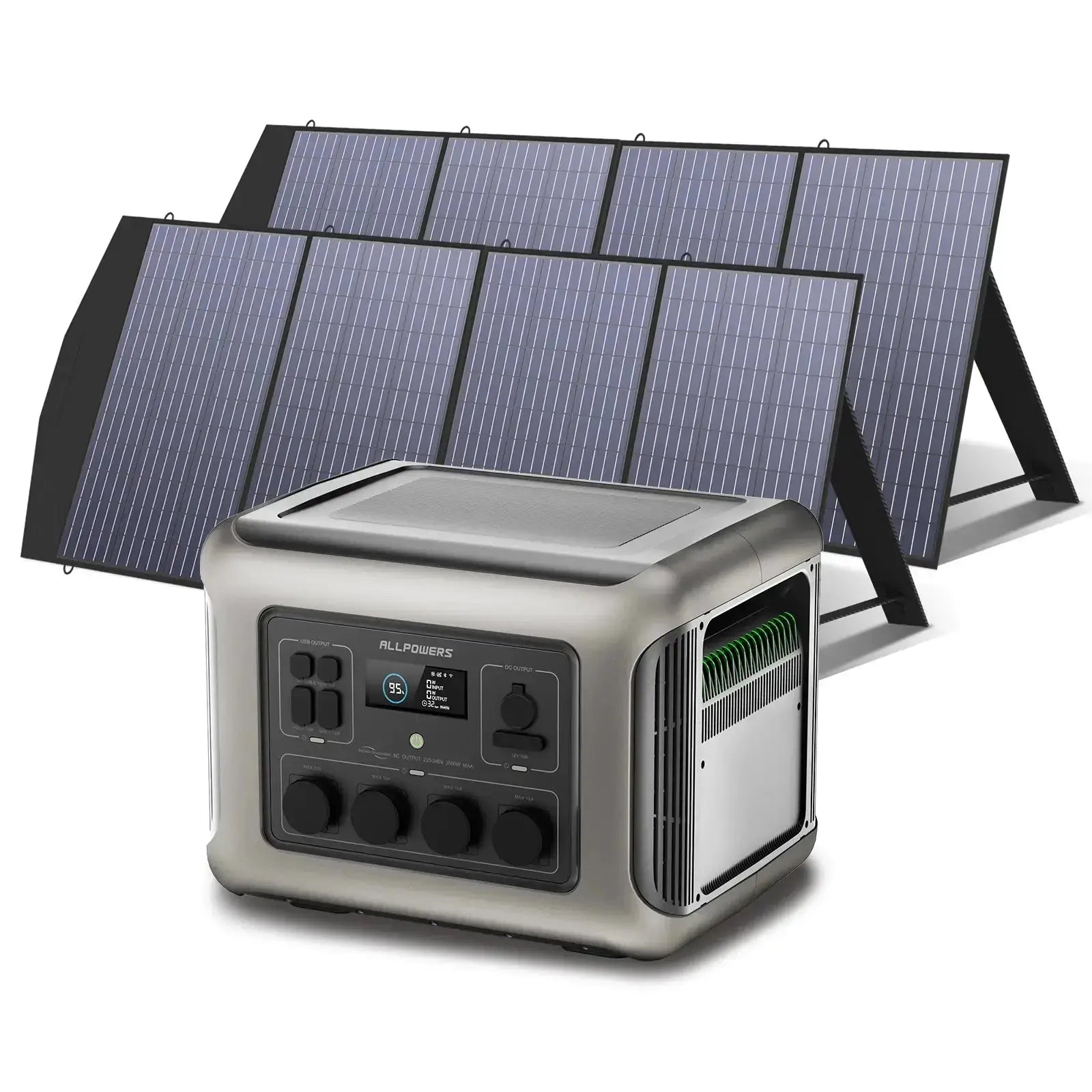 ALLPOWERS Solar Generator Kit 2500W (R2500 + SP033 200W Solar Panel) ALLPOWERS