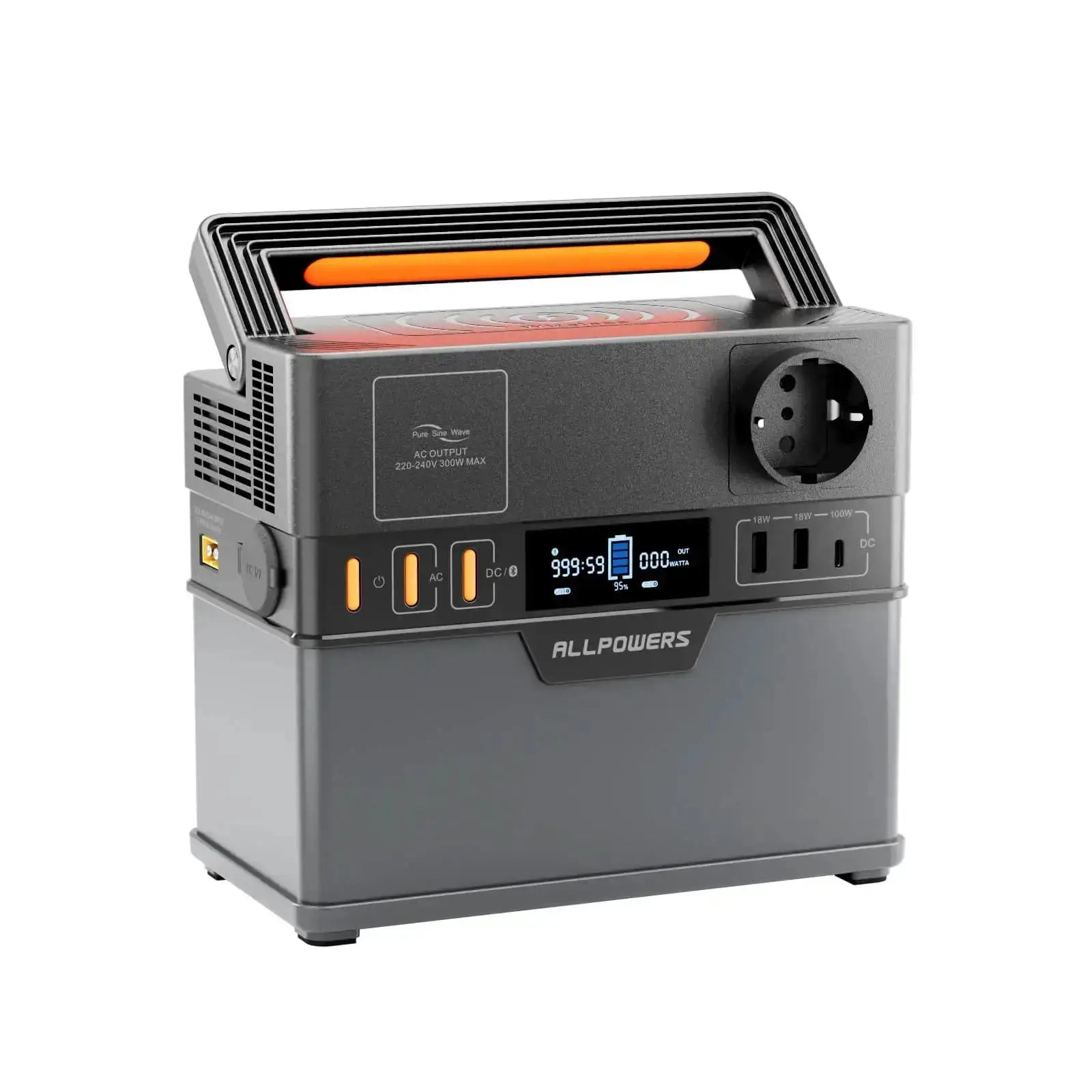 ALLPOWERS Solar Generator Kit 300W (S300 Plus + SP027 100W Solar Panel) ALLPOWERS