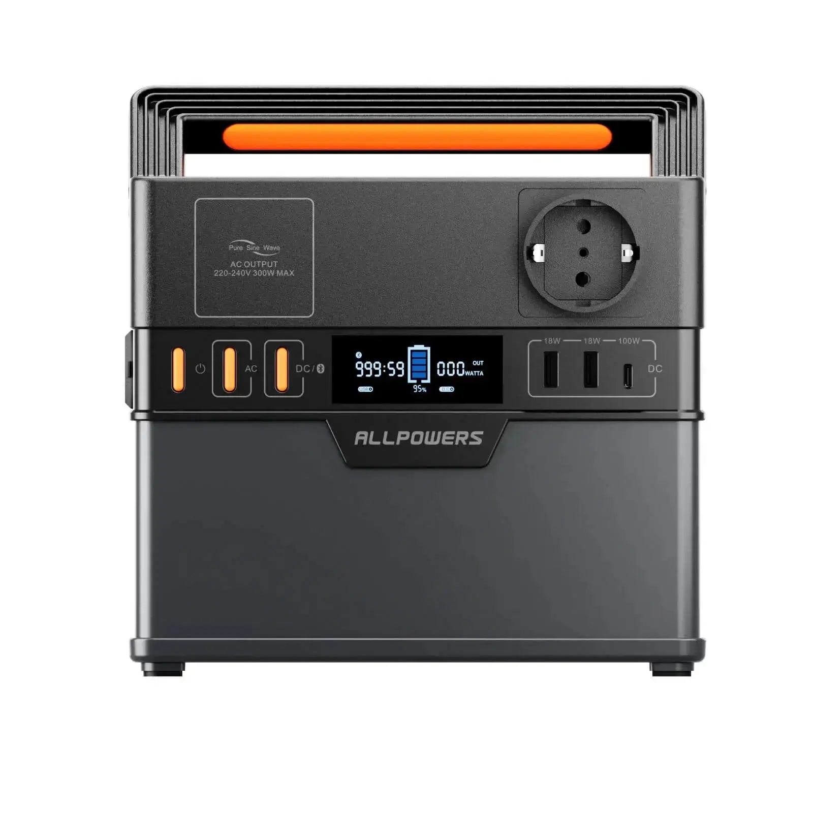 ALLPOWERS Solar Generator Kit 300W (S300 Plus + SP027 100W Solar Panel) ALLPOWERS
