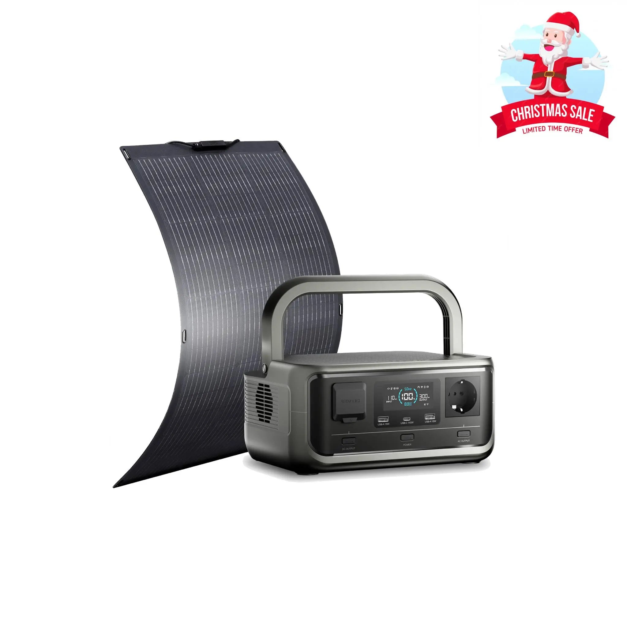 ALLPOWERS Solar Generator Kit 300W (VOLIX P300+SF100 100W Solar Panel) ALLPOWERS EU