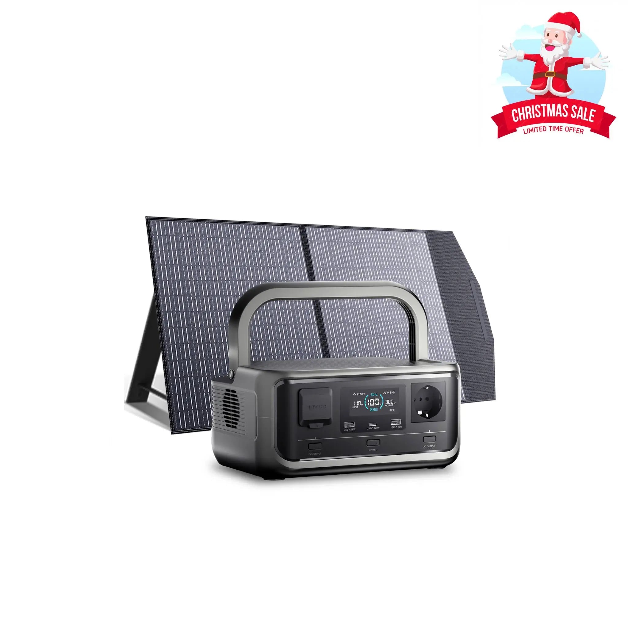 ALLPOWERS Solar Generator Kit 300W (VOLIX P300+SP027 100W Solar Panel) ALLPOWERS EU