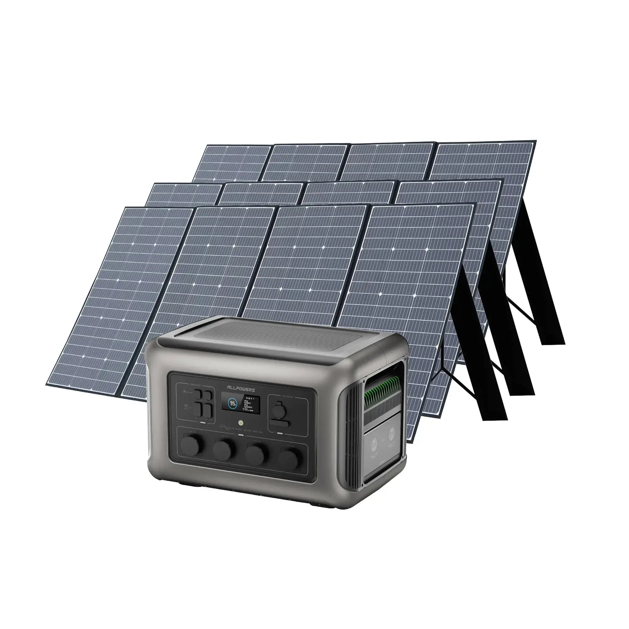ALLPOWERS Solar Generator Kit 3500W (R3500 + SP037 400W Solar Panel) ALLPOWERS