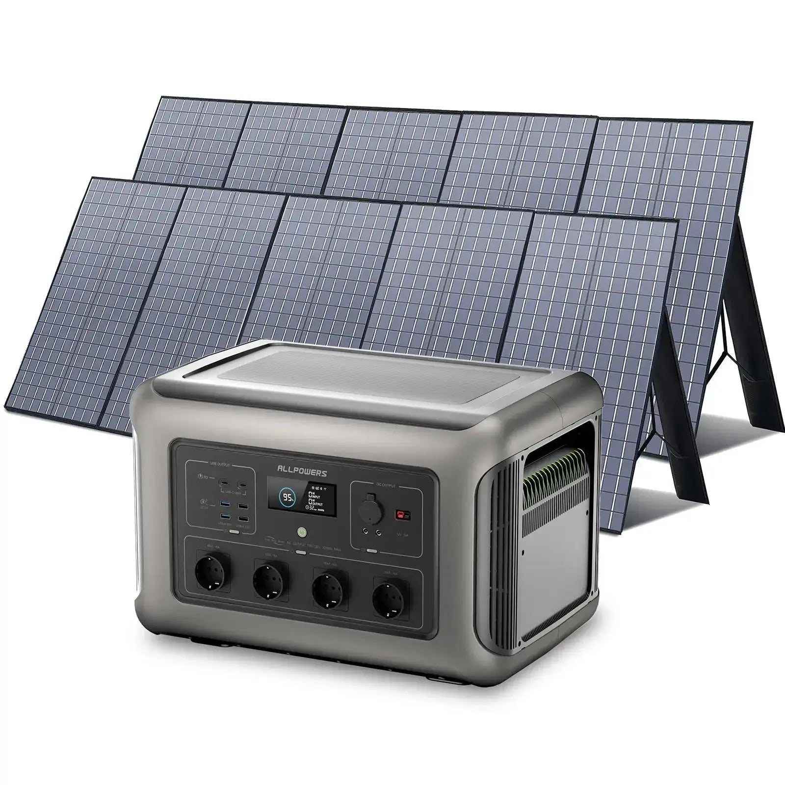 ALLPOWERS Solar Generator Kit 3500W (R3500 + SP037 400W Solar Panel) ALLPOWERS