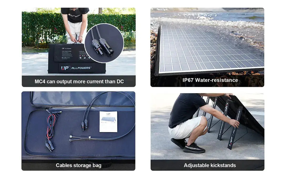 ALLPOWERS Solar Generator Kit 3500W (R3500 + SP037 400W Solar Panel) ALLPOWERS