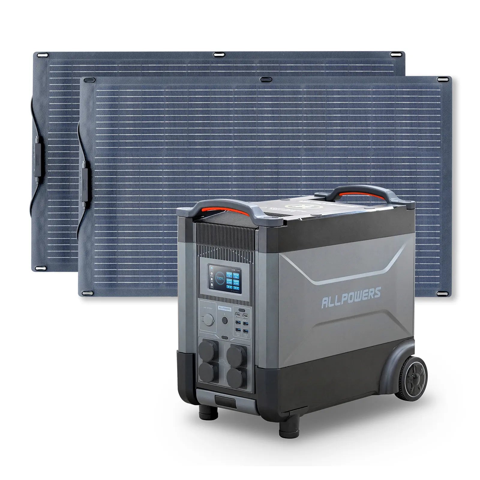 ALLPOWERS Solar Generator Kit 4000W (R4000 + SF100 100W Flexible Solar Panel) ALLPOWERS