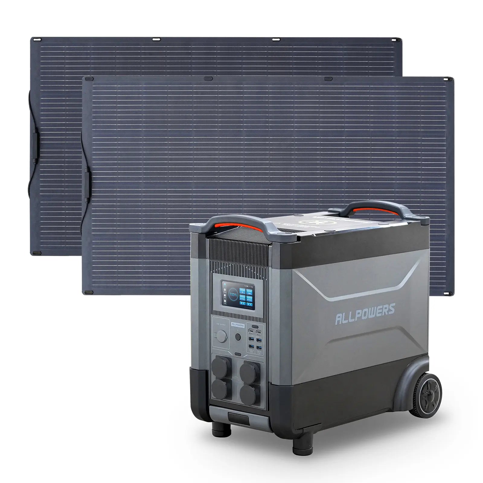 ALLPOWERS Solar Generator Kit 4000W (R4000 + SF200 200W Flexible Solar Panel) ALLPOWERS