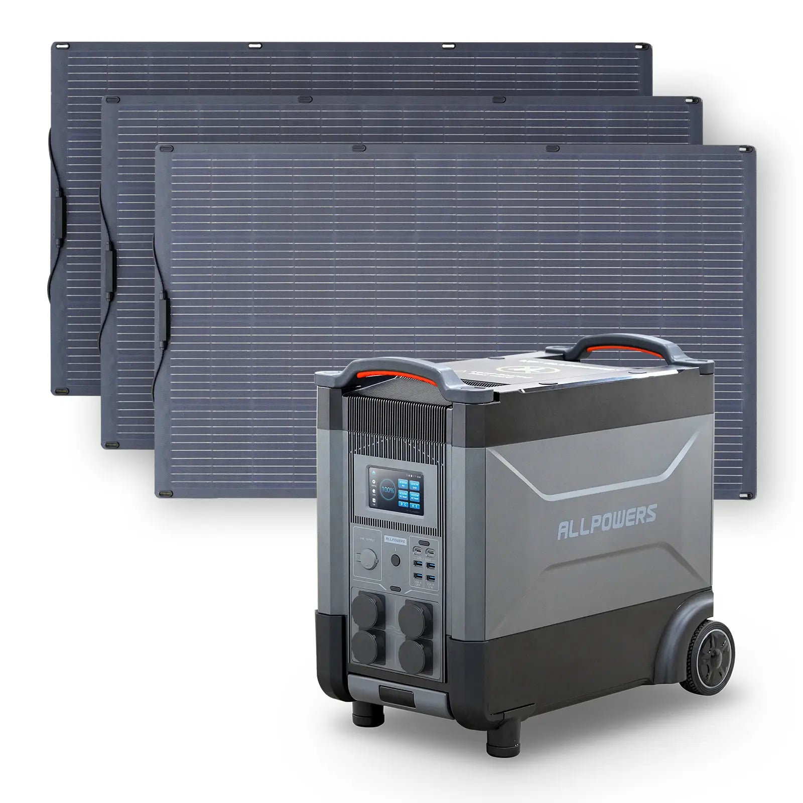 ALLPOWERS Solar Generator Kit 4000W (R4000 + SF200 200W Flexible Solar Panel) ALLPOWERS