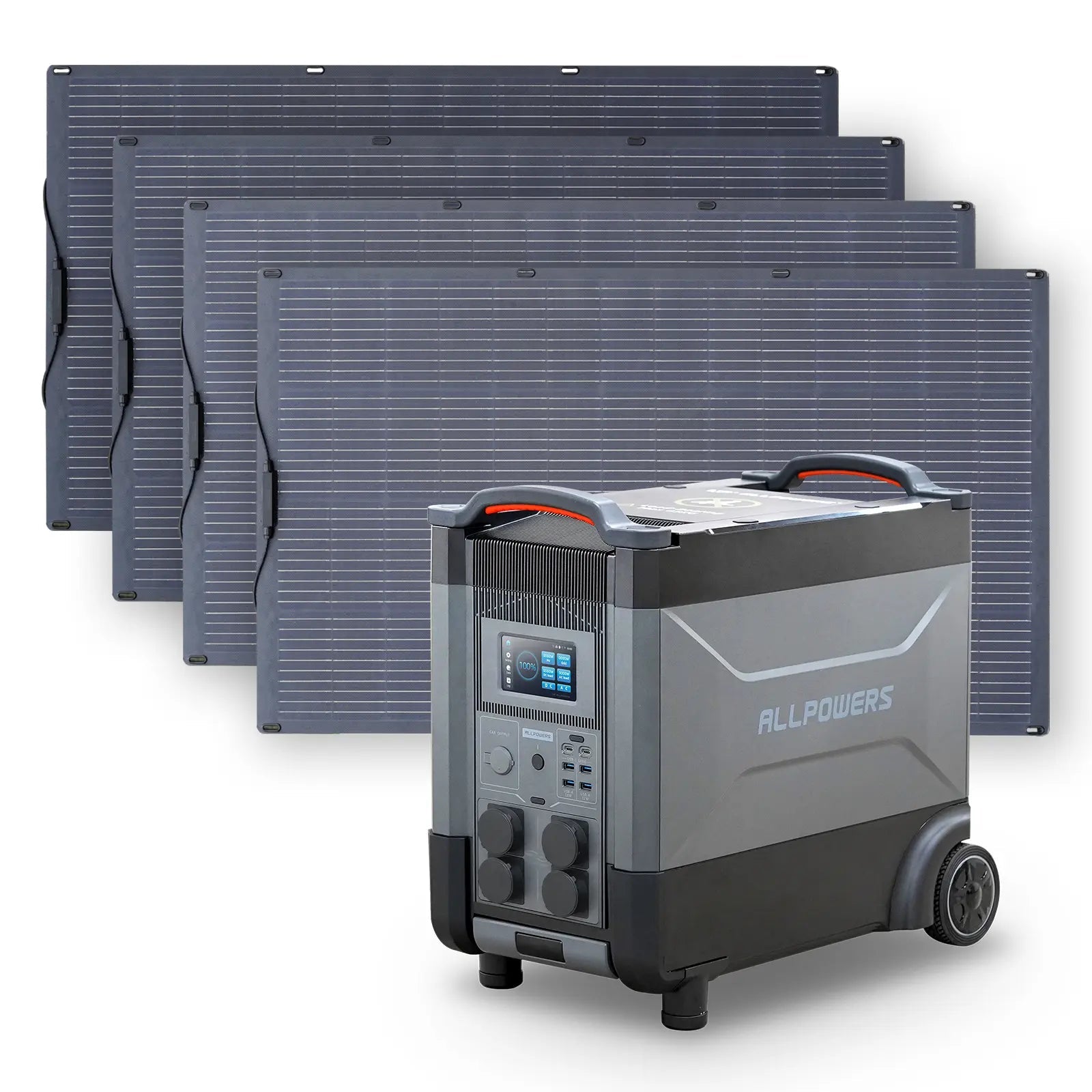 ALLPOWERS Solar Generator Kit 4000W (R4000 + SF200 200W Flexible Solar Panel) ALLPOWERS