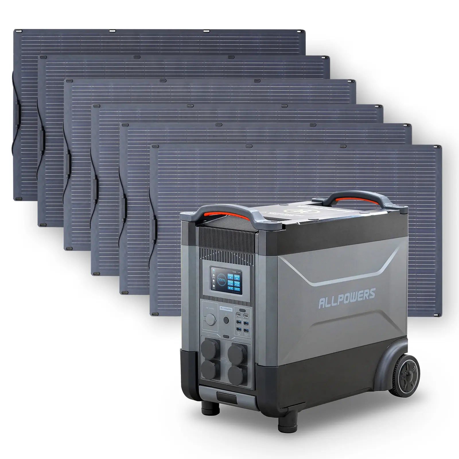 ALLPOWERS Solar Generator Kit 4000W (R4000 + SF200 200W Flexible Solar Panel) ALLPOWERS