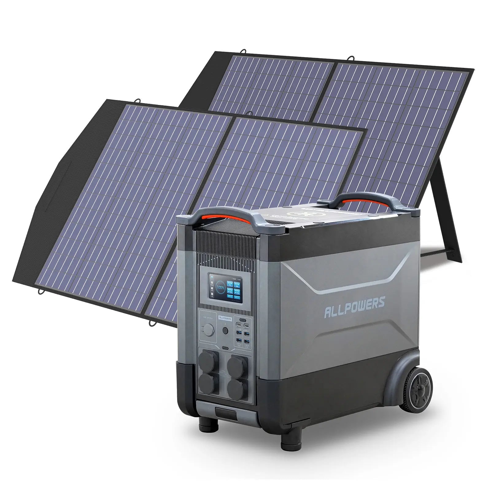 ALLPOWERS Solar Generator Kit 4000W (R4000 + SP027 100W Solar Panel) ALLPOWERS