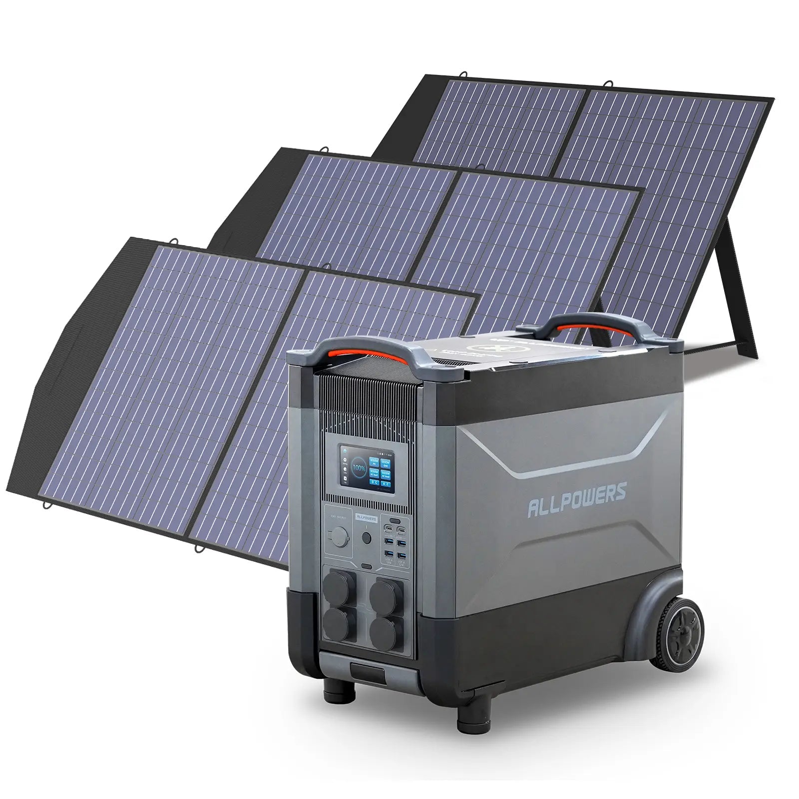 ALLPOWERS Solar Generator Kit 4000W (R4000 + SP027 100W Solar Panel) ALLPOWERS