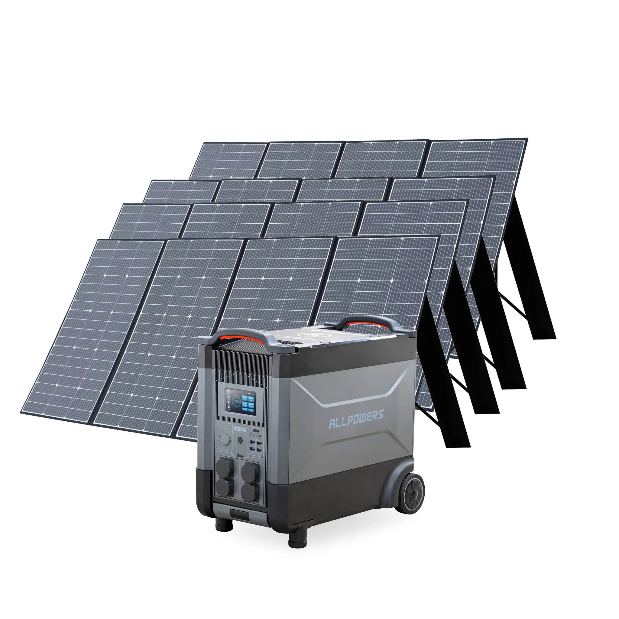 ALLPOWERS Solar Generator Kit 4000W (R4000 + SP037 400W Solar Panel) ALLPOWERS
