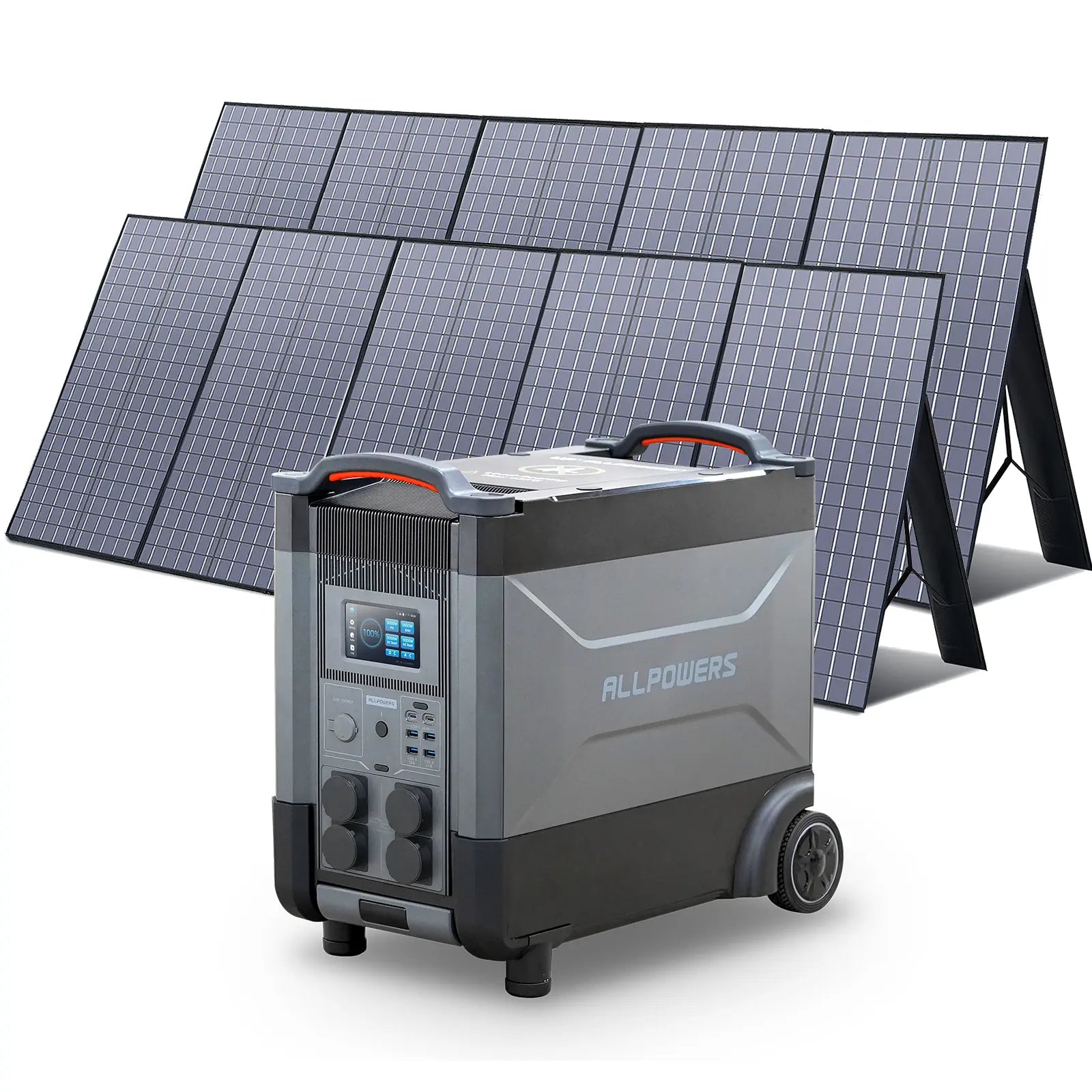 ALLPOWERS Solar Generator Kit 4000W (R4000 + SP037 400W Solar Panel) ALLPOWERS