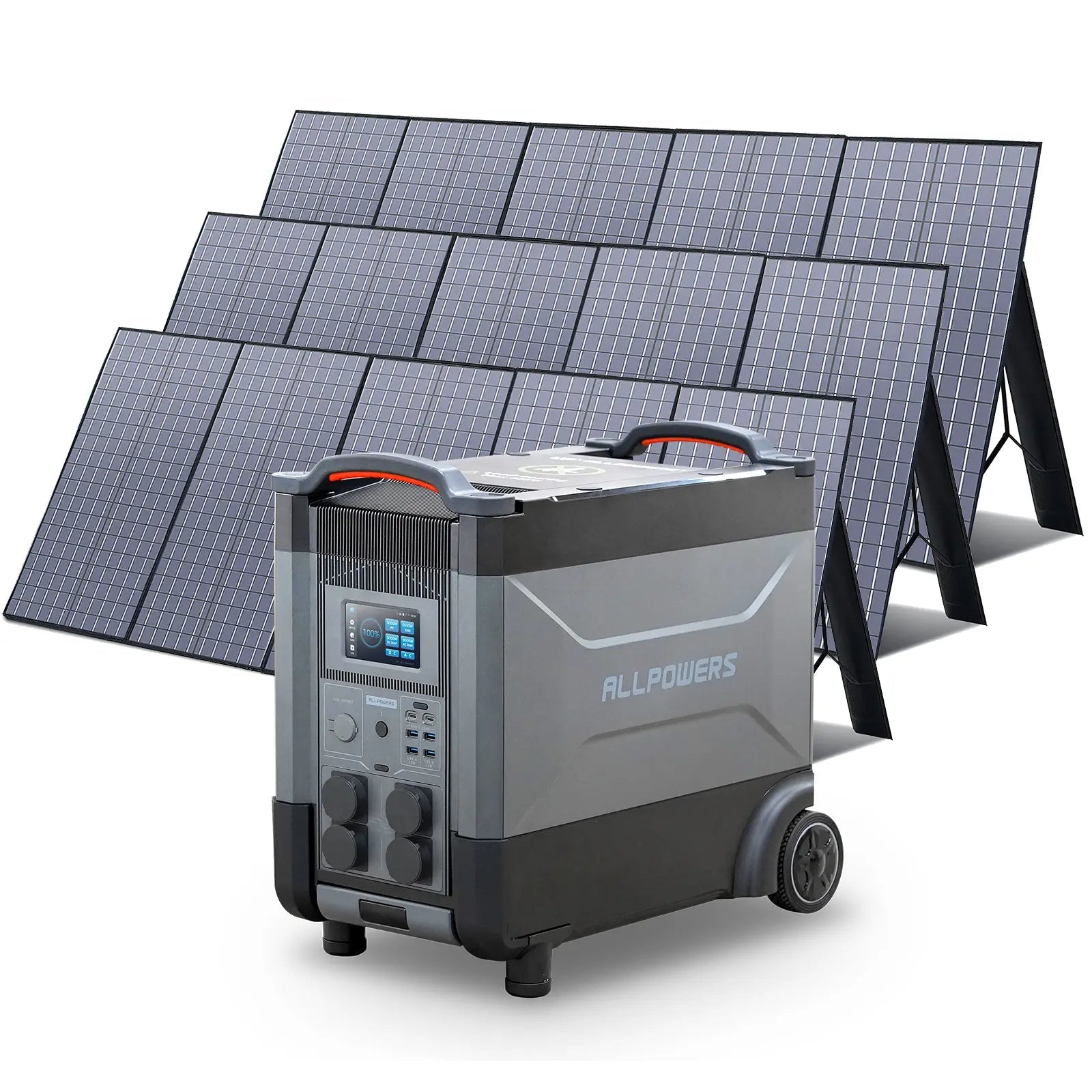 ALLPOWERS Solar Generator Kit 4000W (R4000 + SP037 400W Solar Panel) ALLPOWERS