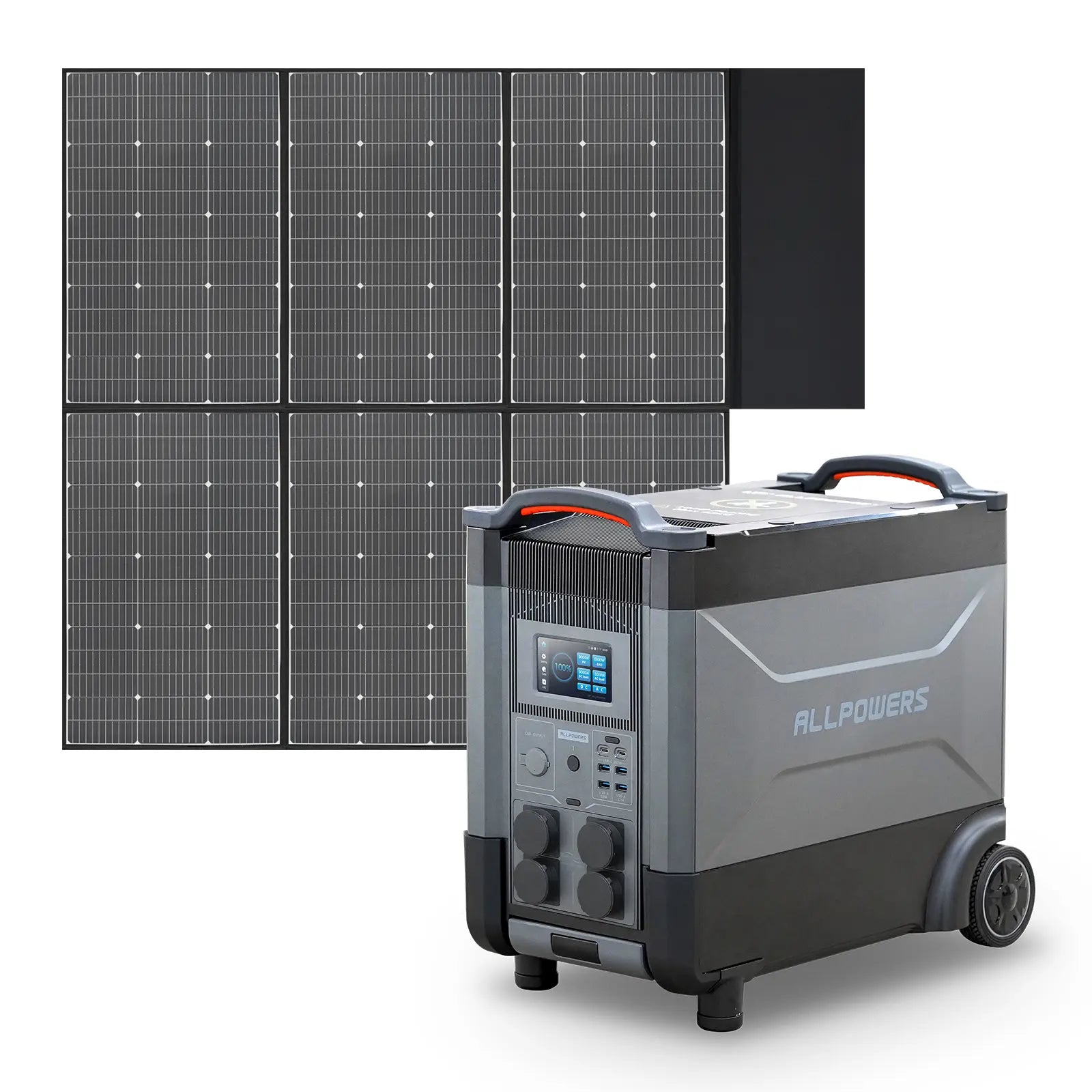 ALLPOWERS Solar Generator Kit 4000W (R4000 + SP039 600W Solar Panel) ALLPOWERS