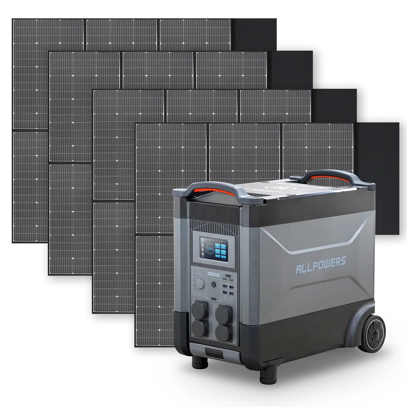 ALLPOWERS Solar Generator Kit 4000W (R4000 + SP039 600W Solar Panel) ALLPOWERS