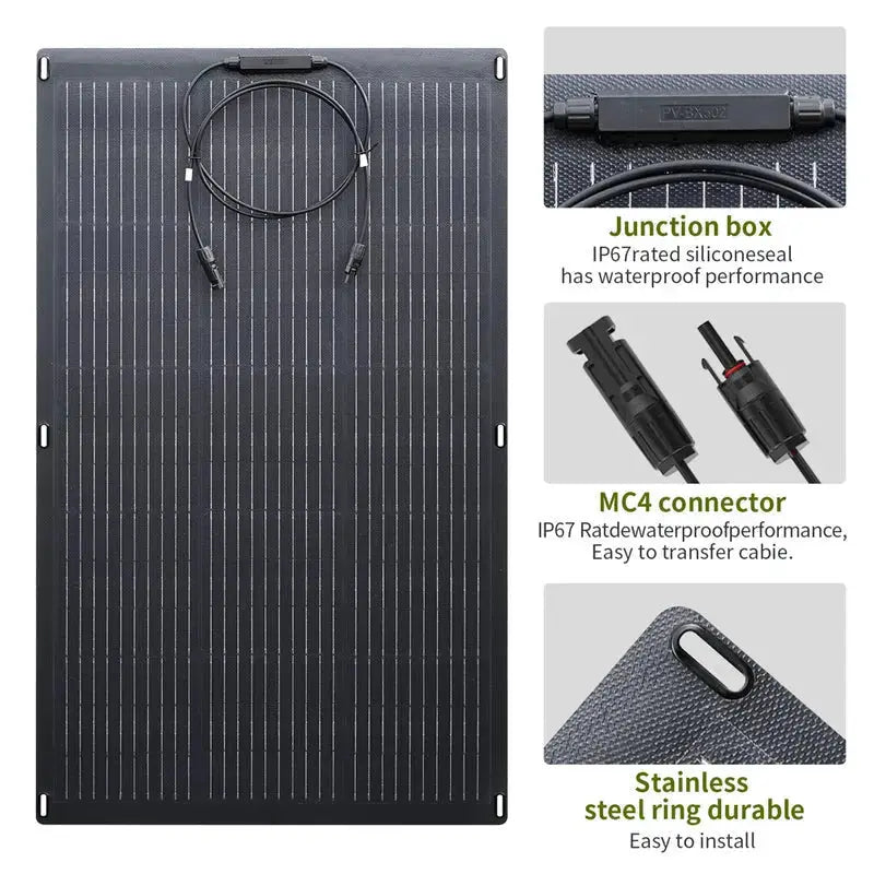 ALLPOWERS Solar Generator Kit 600W (R600 + SF100 100W Flexible Solar Panel) - ALLPOWERS EU