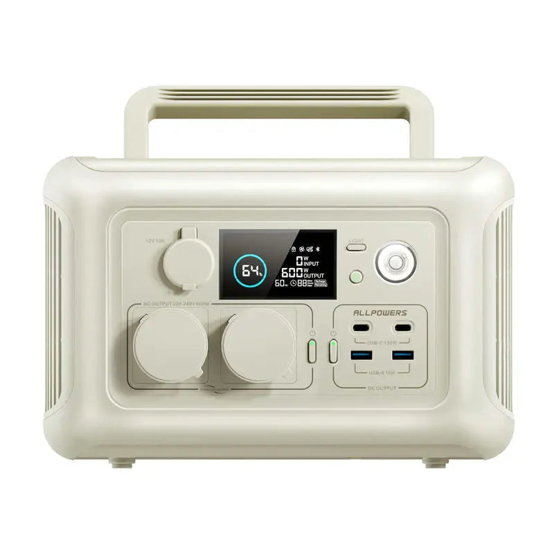 ALLPOWERS Solar Generator Kit 600W (R600 + SP029 140W Solar Panel) - ALLPOWERS EU