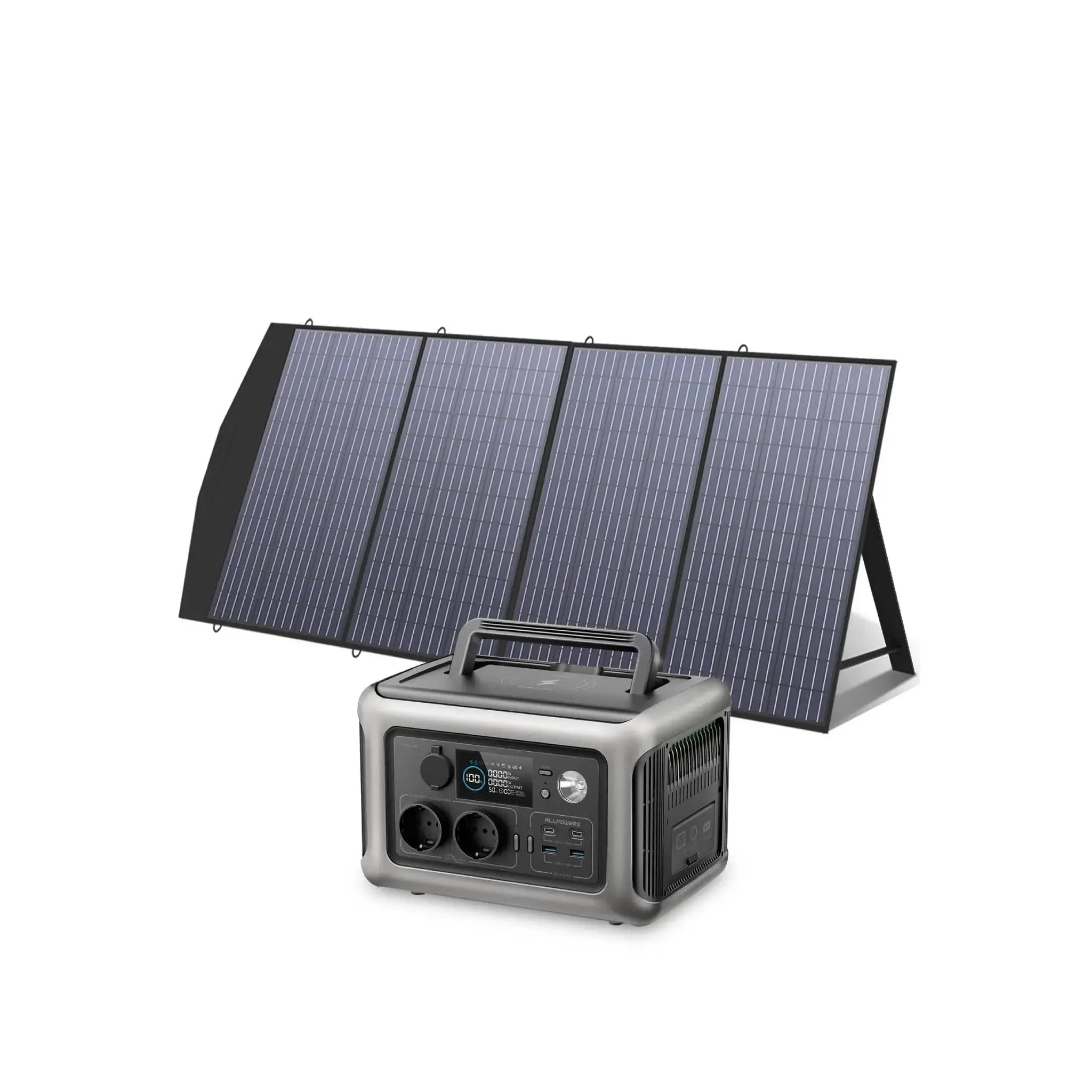 ALLPOWERS Solar Generator Kit 600W (R600 + SP033 200W Solar Panel) ALLPOWERS