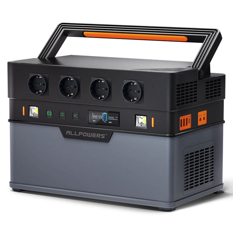 ALLPOWERS Solar Generator Kit 1500W (S1500 + SF200 200W Flexible Solar Panel)