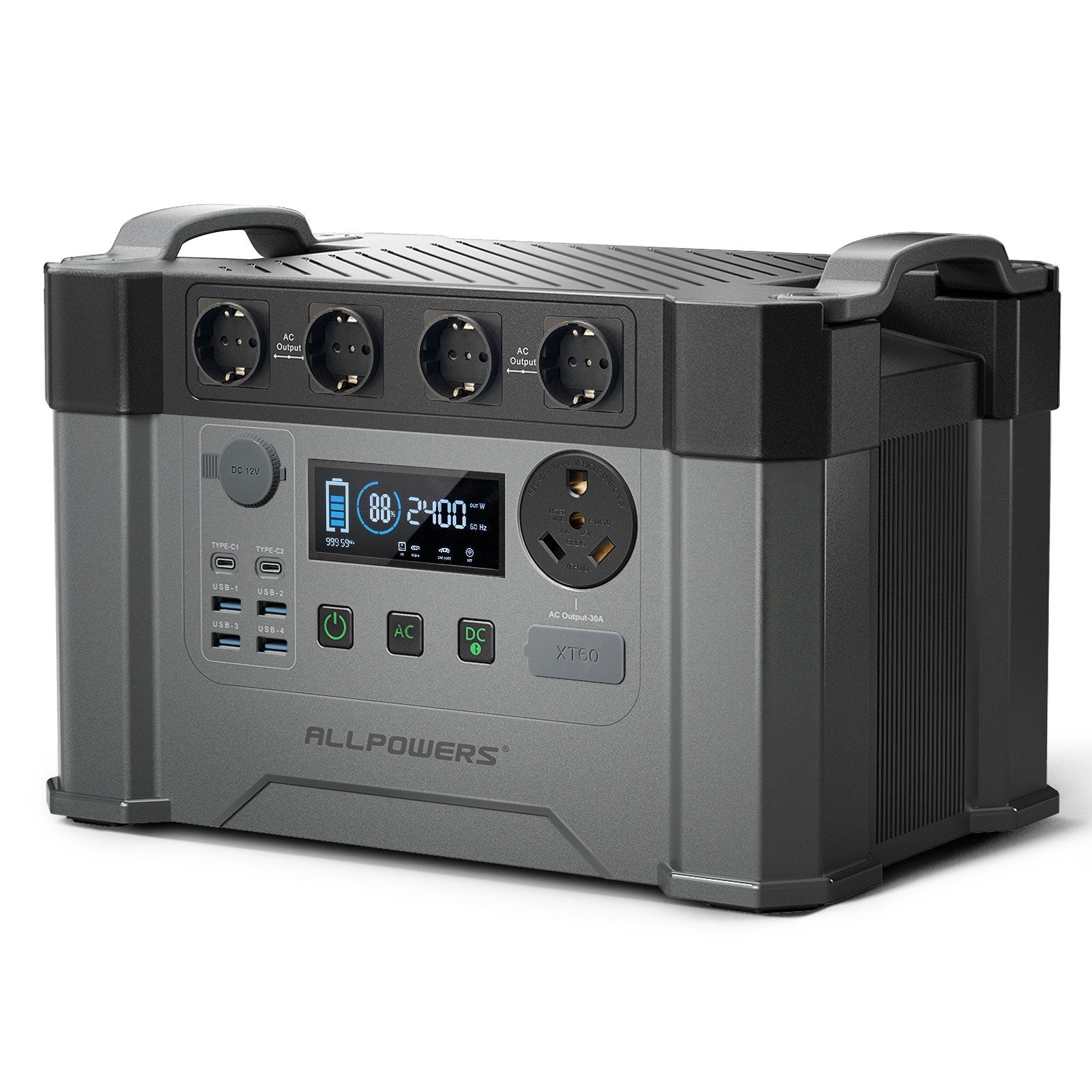 ALLPOWERS Solar Generator Kit 2400W (S2000 Pro + SP037 400W Solar Panel)