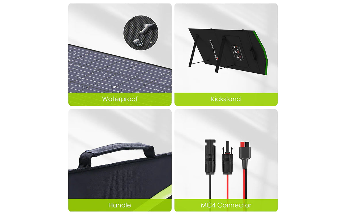 ALLPOWERS Solar Generator Kit 200W (S200 + SP027 100W Solar Panel)
