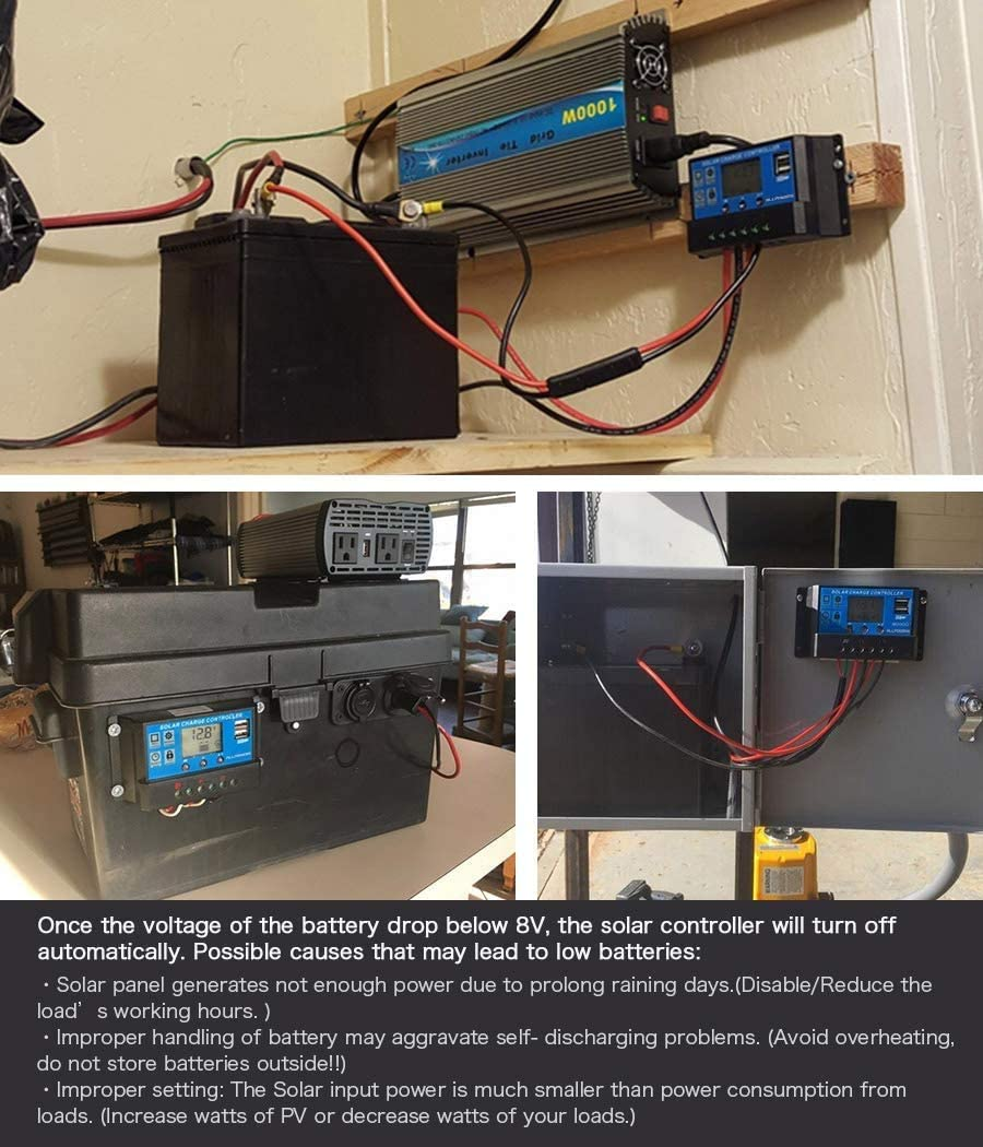 ALLPOWERS 20A Solar Charger Controller ALLPOWERS