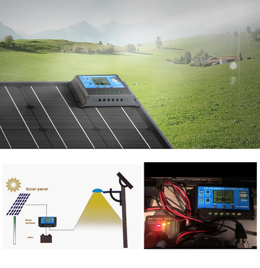 ALLPOWERS 20A Solar Charger Controller ALLPOWERS