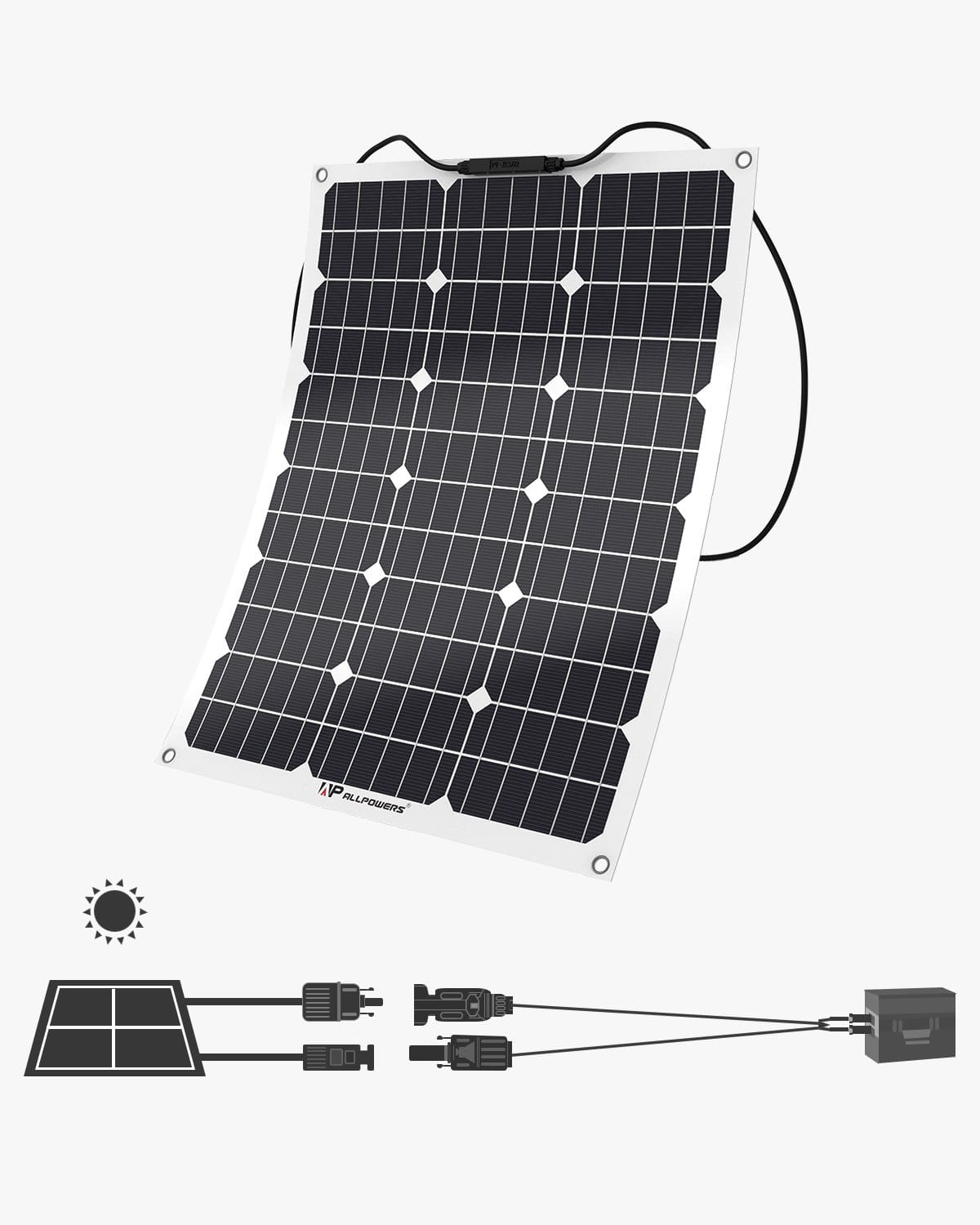 ALLPOWERS Anderson Solar Connector Adapter Cable ALLPOWERS